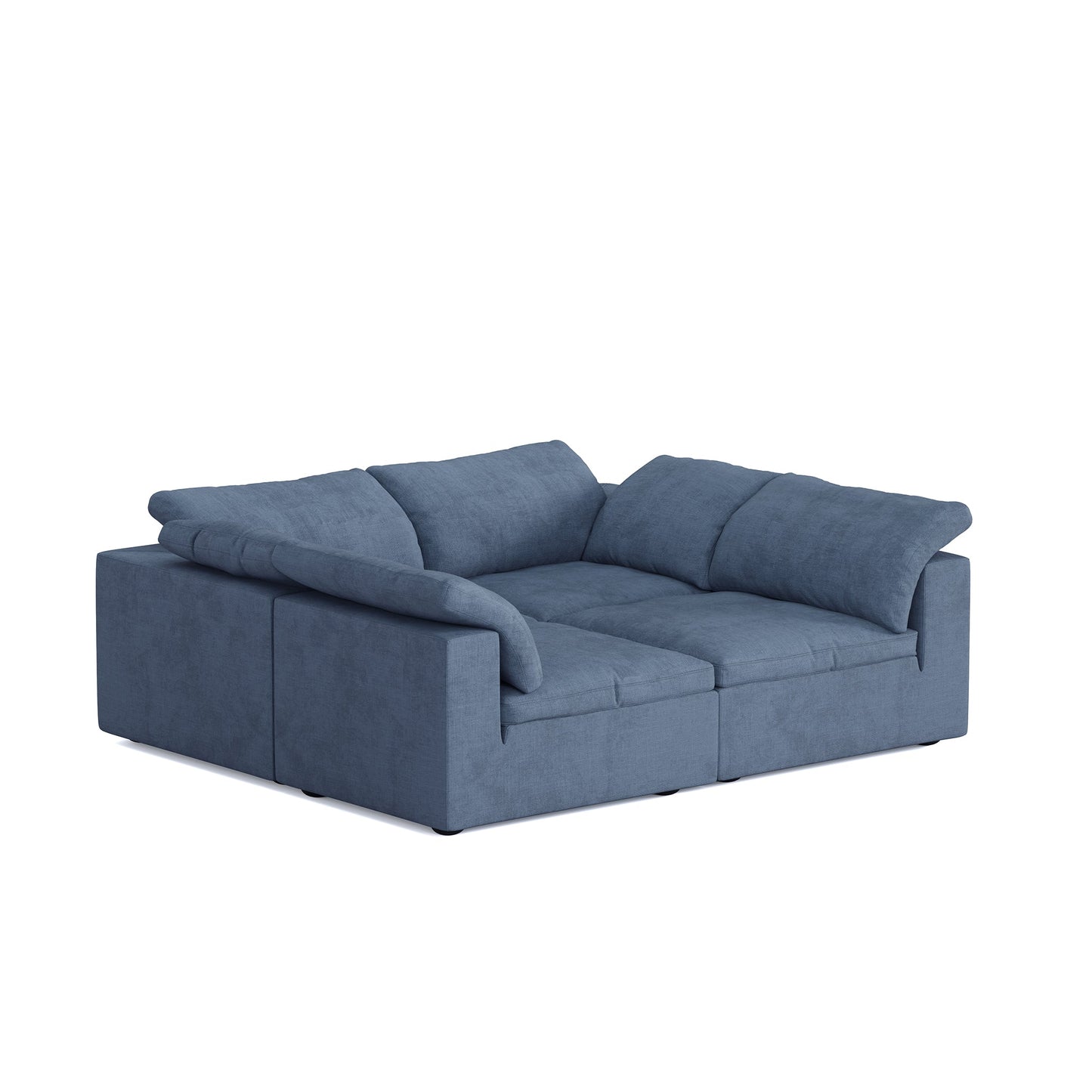 Tender Wabi Sabi Sofa Bed-Blue-90.6"