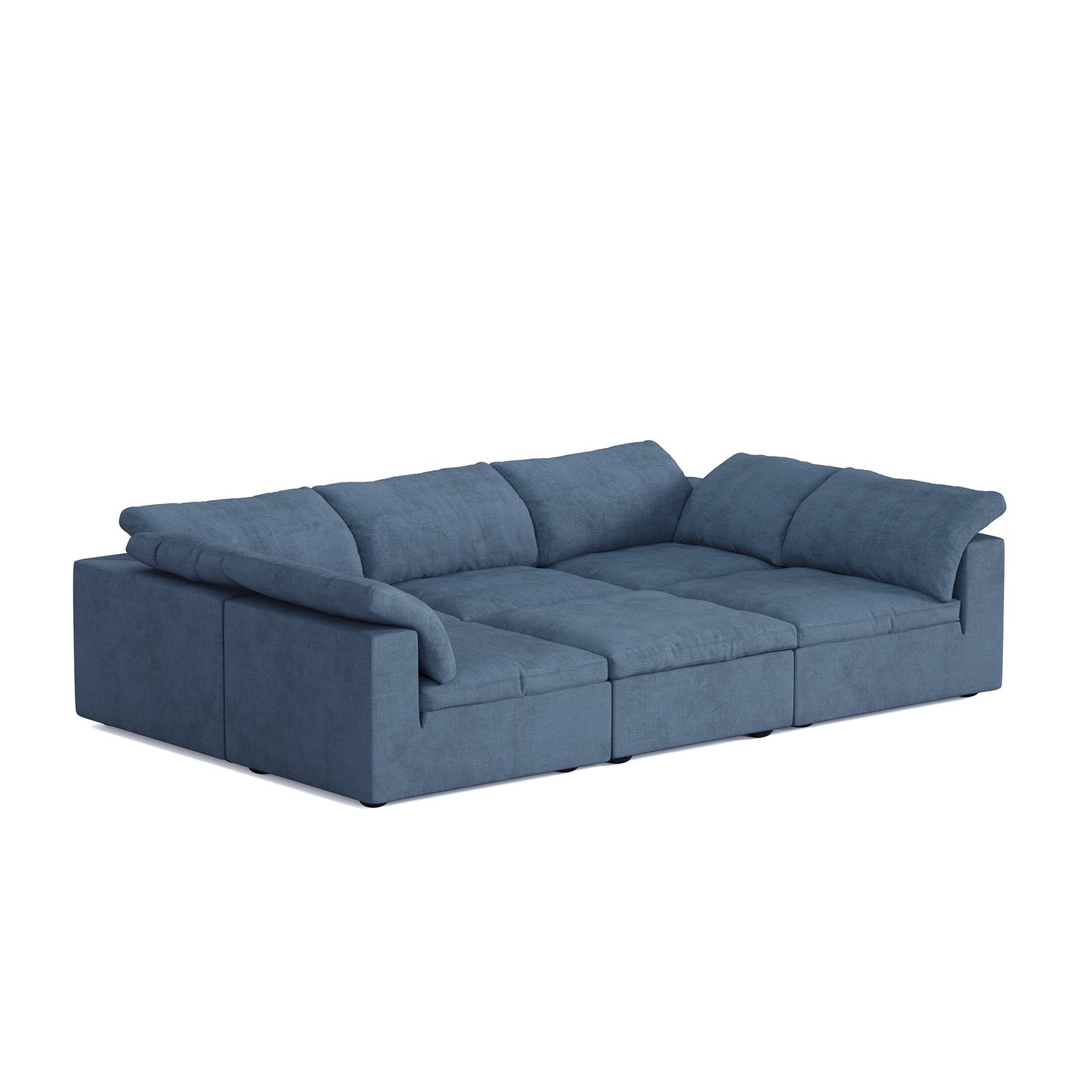 Tender Wabi Sabi Sofa Bed-Blue-128.0"