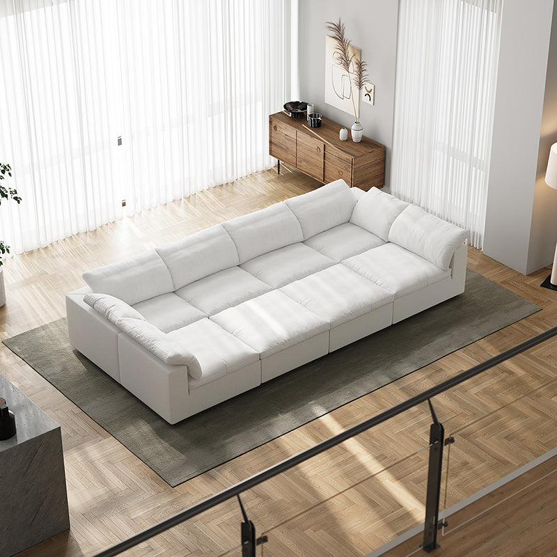 Tender Wabi Sabi Beige Sofa Bed-White