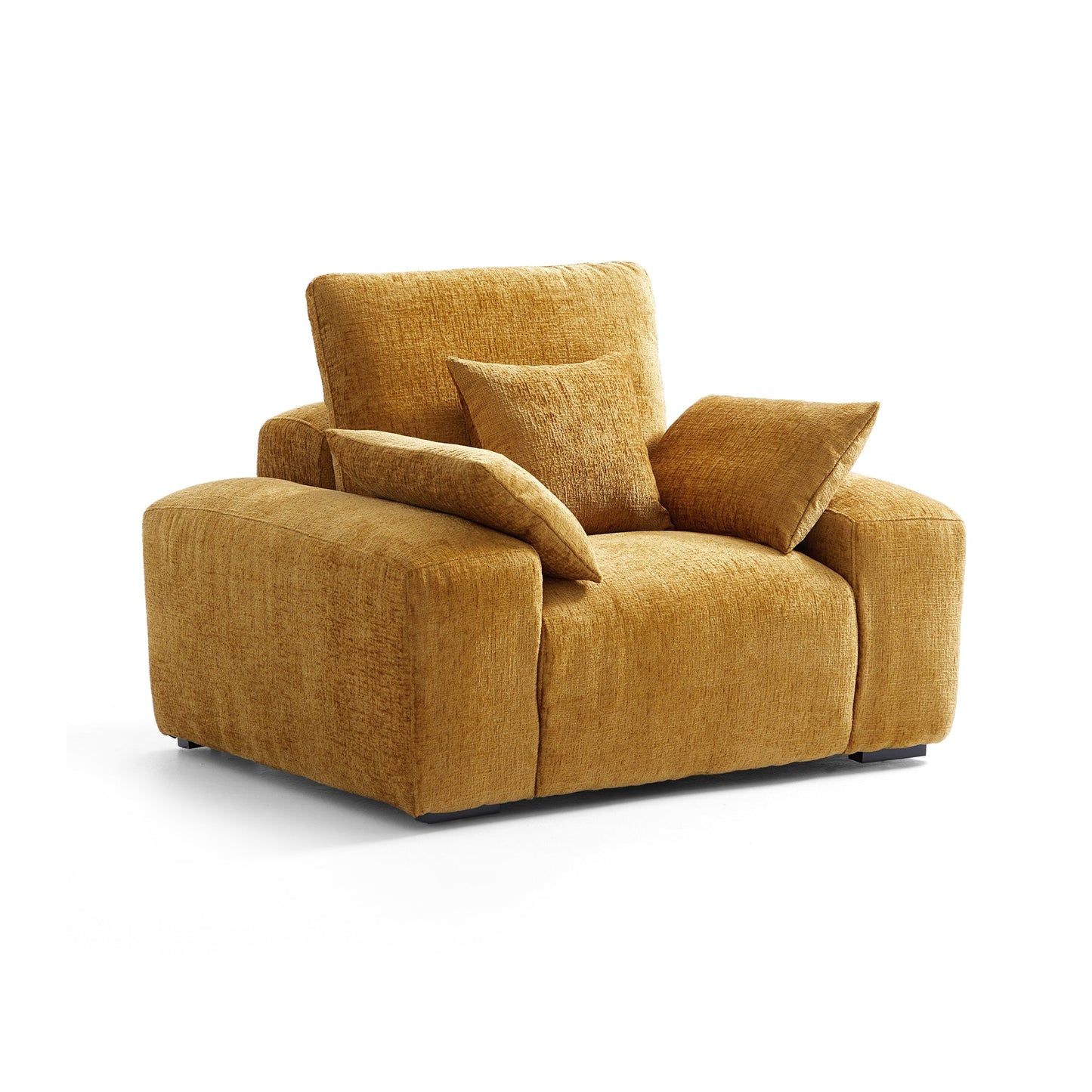 The Empress Camel Armchair-Yellow
