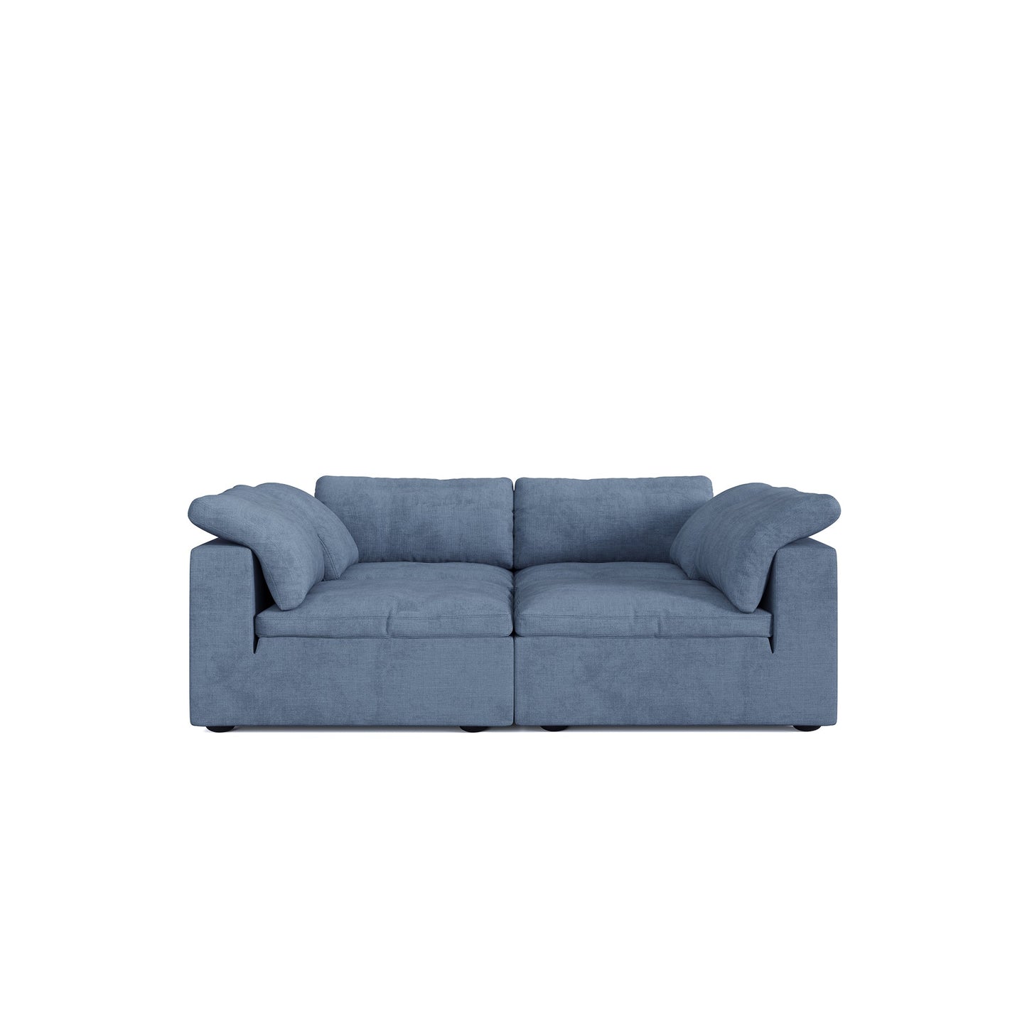 Tender Wabi Sabi Sofa Bed-Blue-90.6"