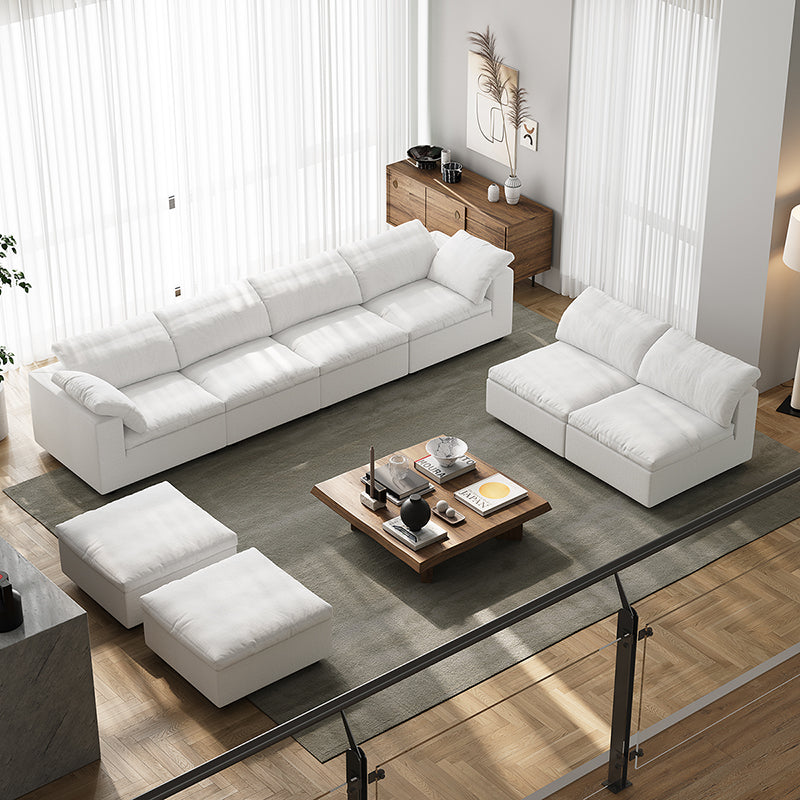 Tender Wabi Sabi Beige Sofa Bed-White