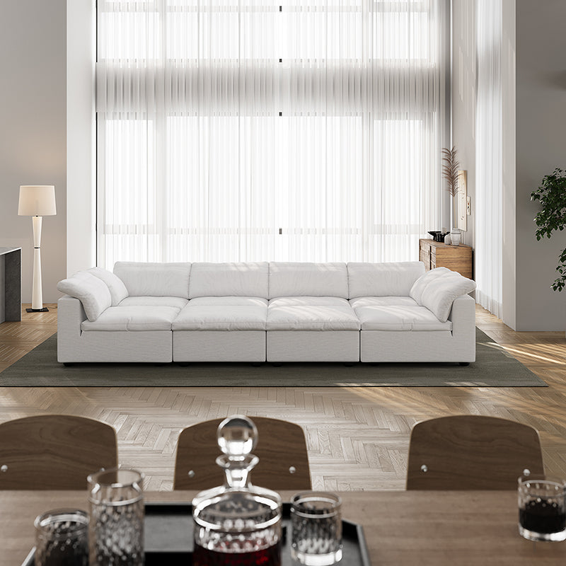 Tender Wabi Sabi Beige Sofa Bed-White