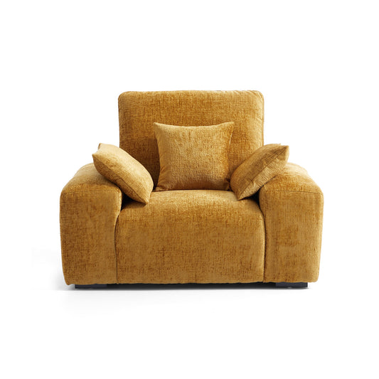 The Empress Camel Armchair-Yellow