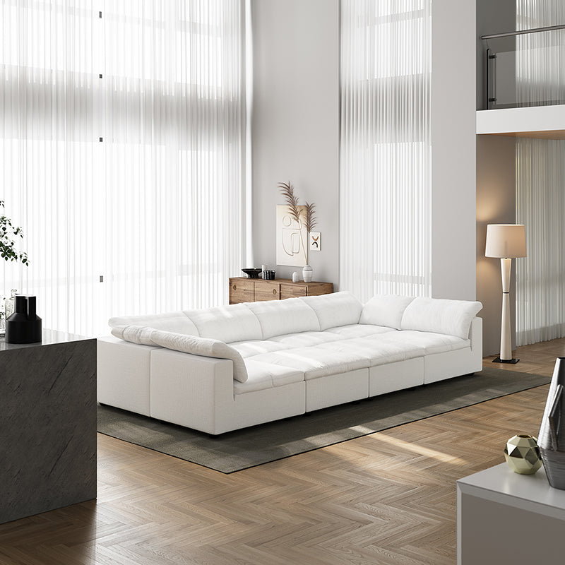 Tender Wabi Sabi Light Gray Sofa Bed-White