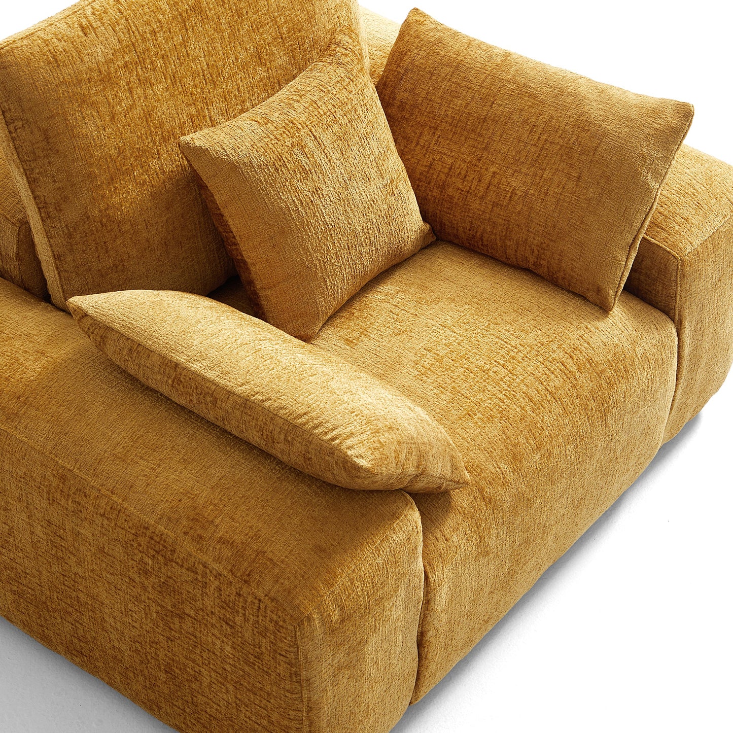 The Empress Camel Armchair-Yellow
