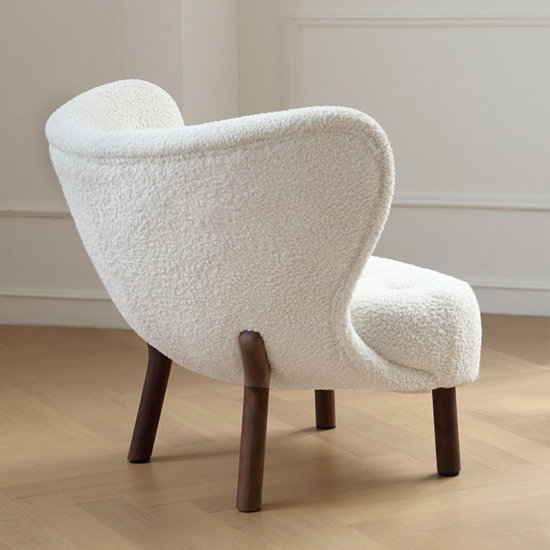 Scandinavian Shaun Accent Chair-White