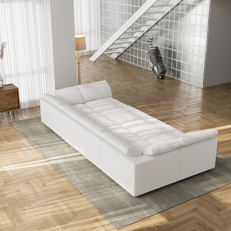 Tender Wabi Sabi Beige Sofa Bed-White