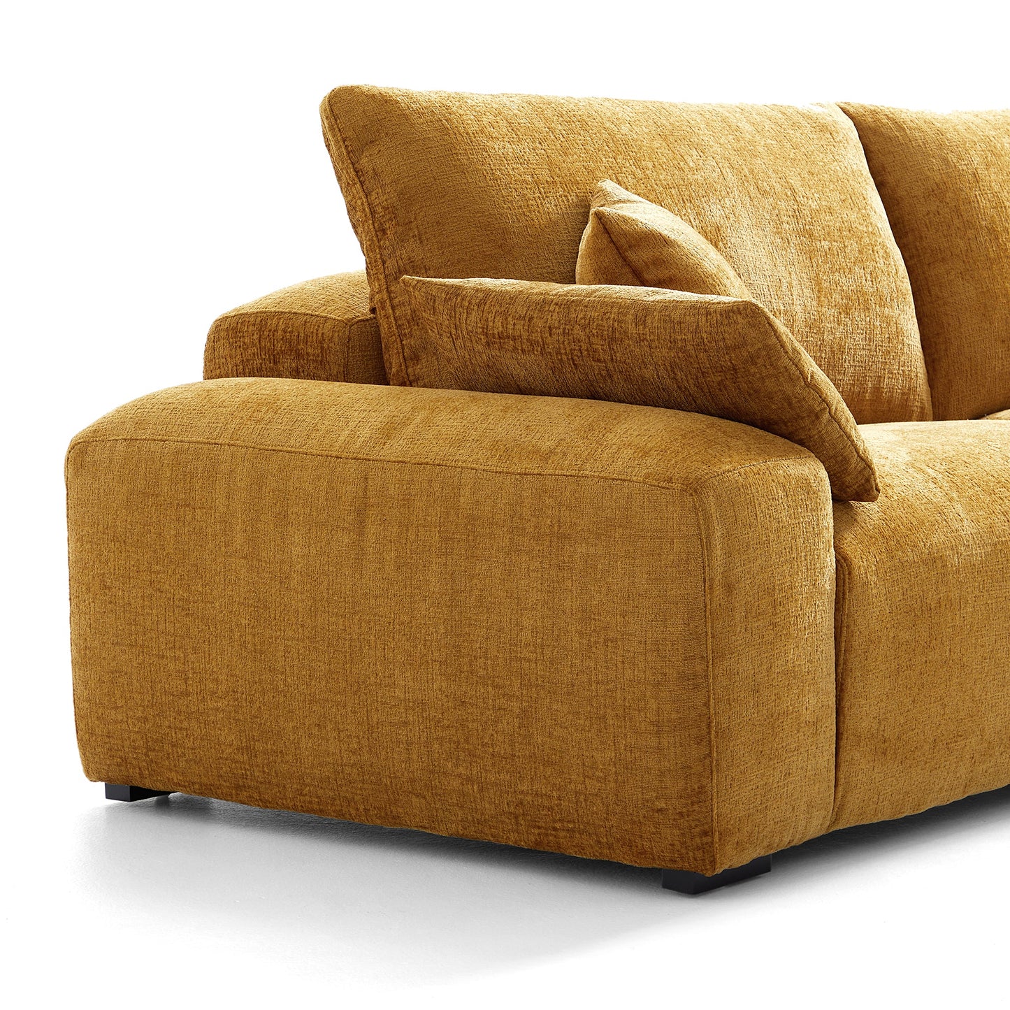 The Empress Gray Sofa Set-Yellow