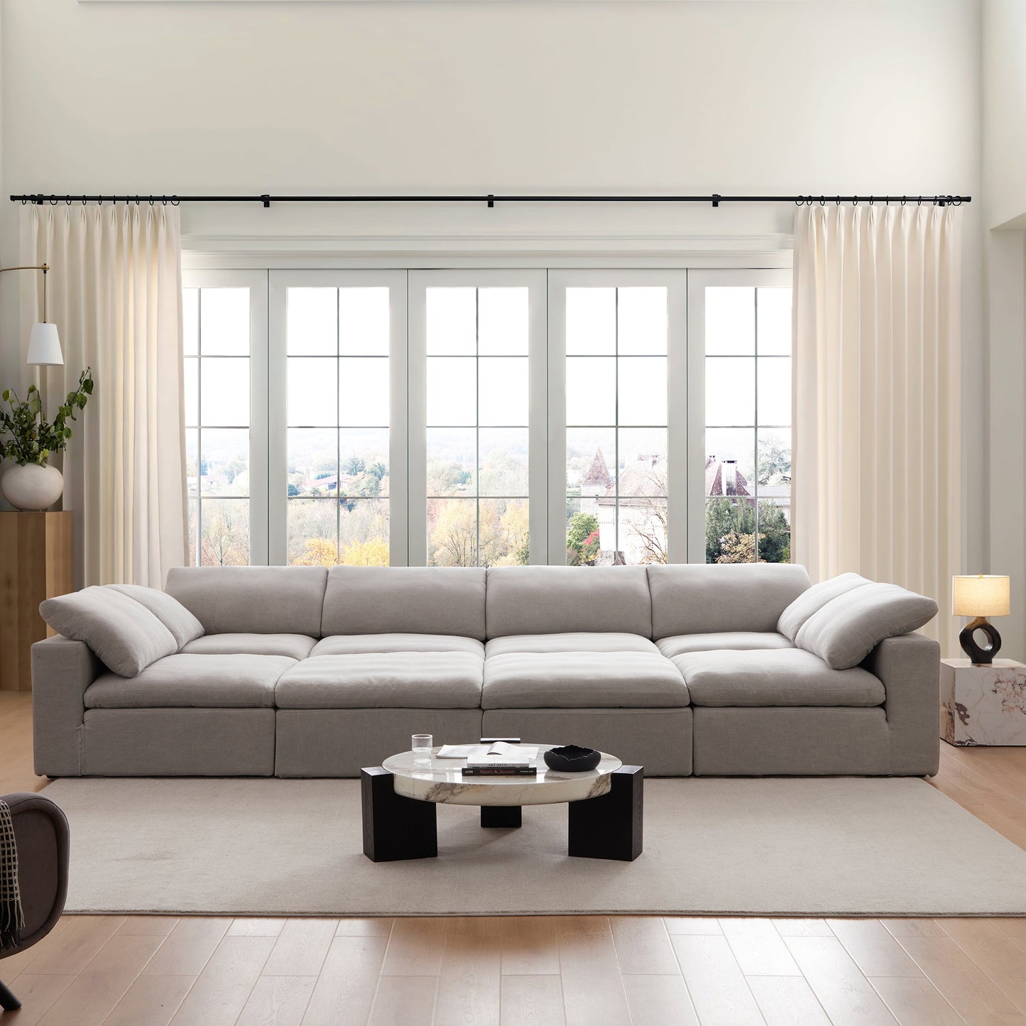 Tender Wabi Sabi Gray Sofa Bed-Gray