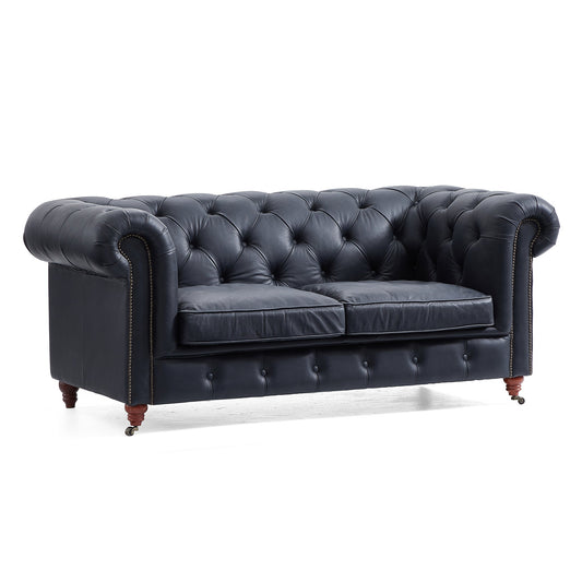 Durango Chesterfield Top Grain Leather Tufted Sofa-hidden