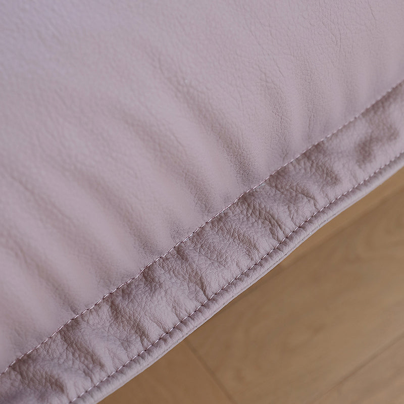 Teddy Minimalist Bean Bag Armless Chair & Lounger-Purple