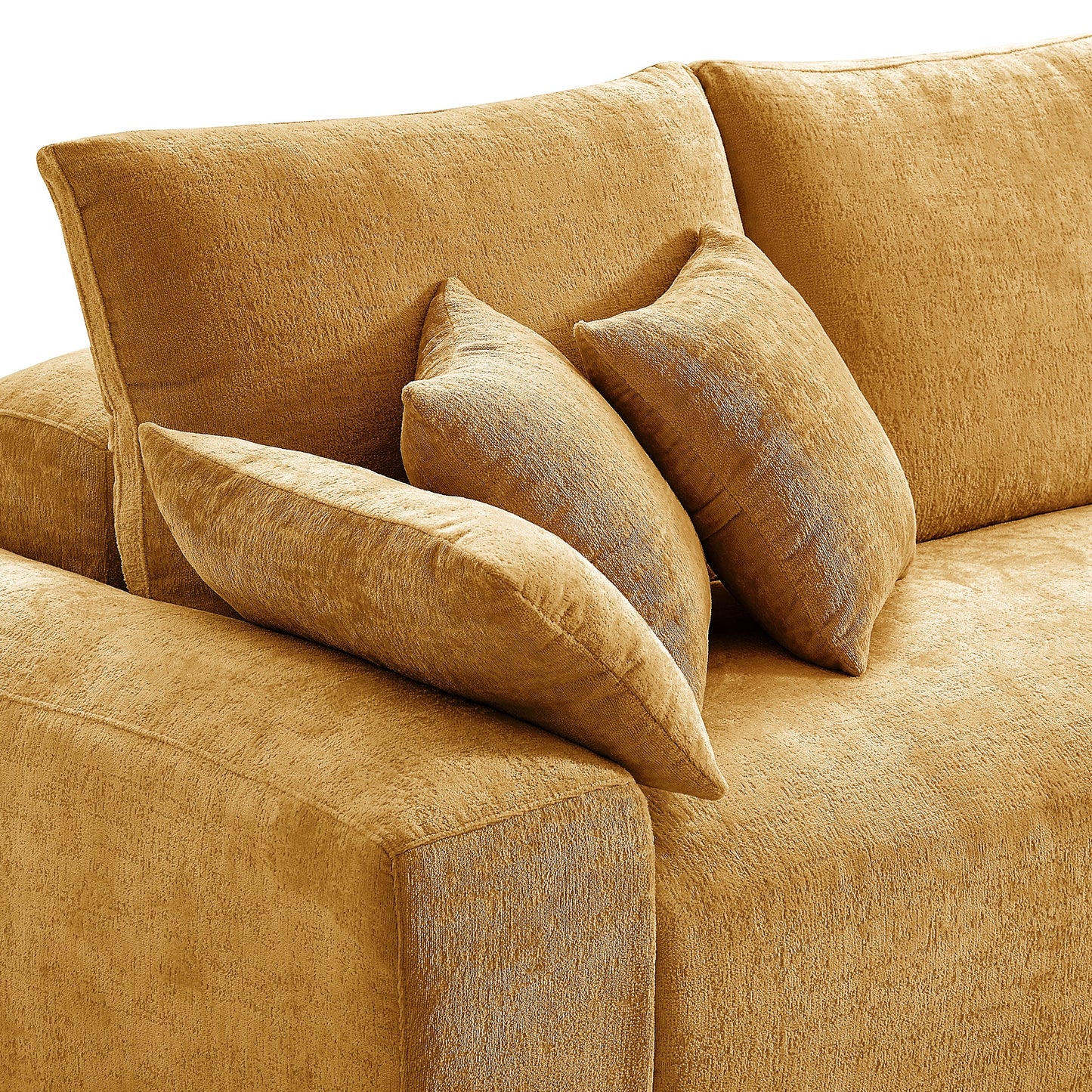 The Empress Yellow Sectional-Yellow