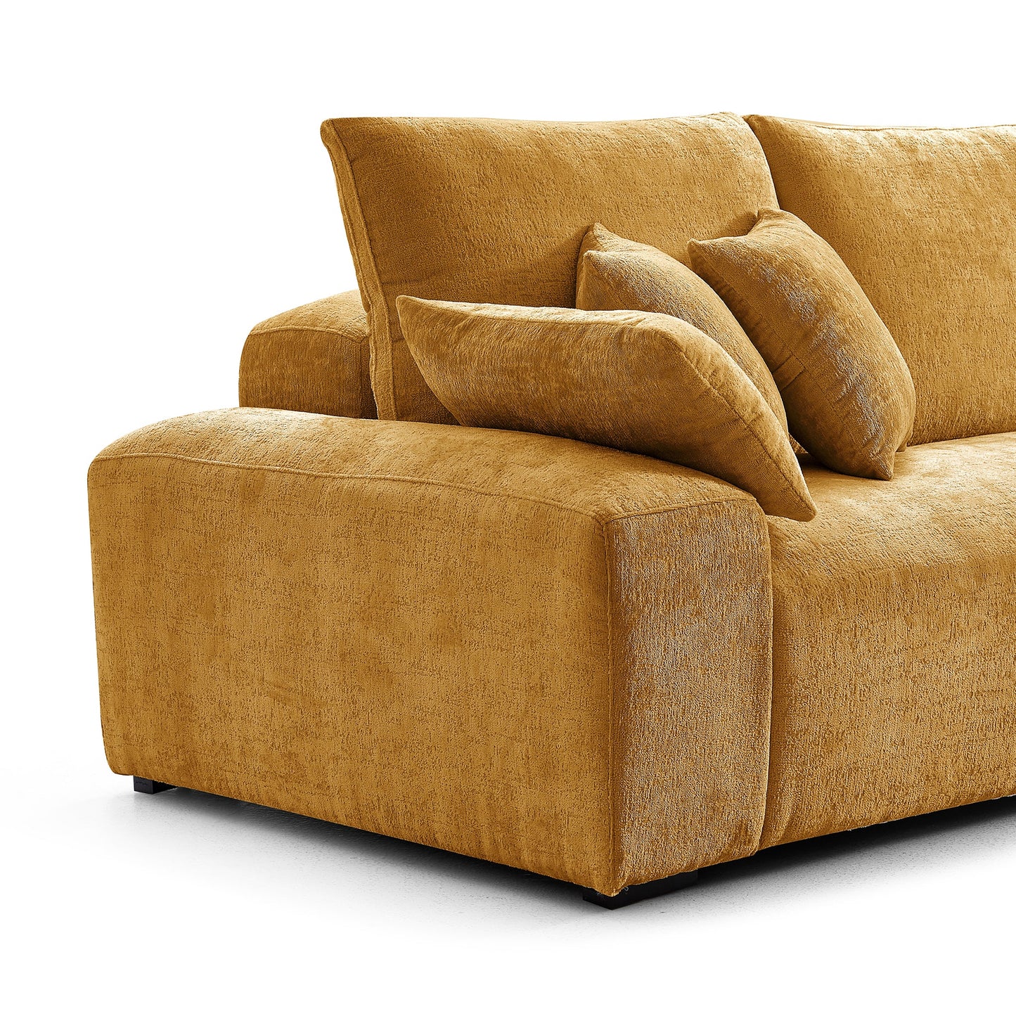 The Empress Yellow Sectional-Yellow