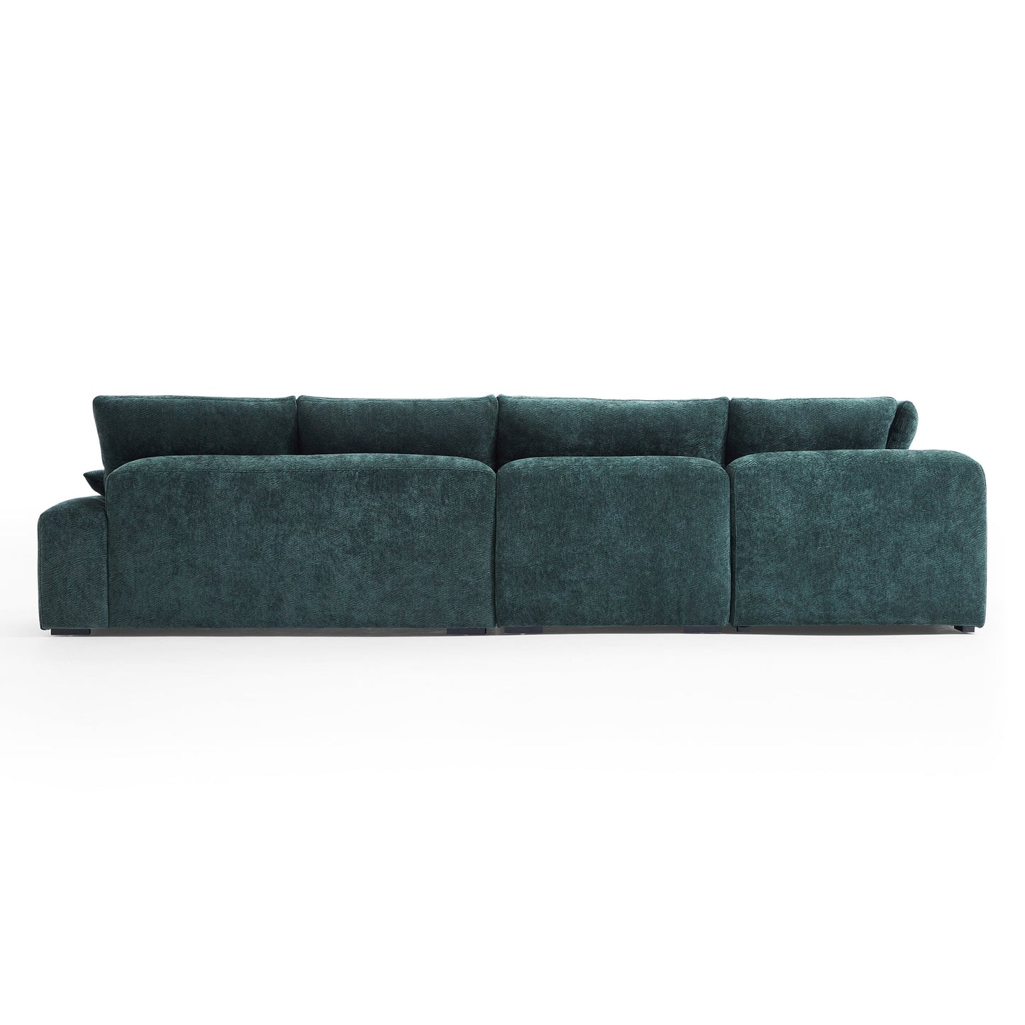 The Empress Green Corner Sectional-Green-144.9"
