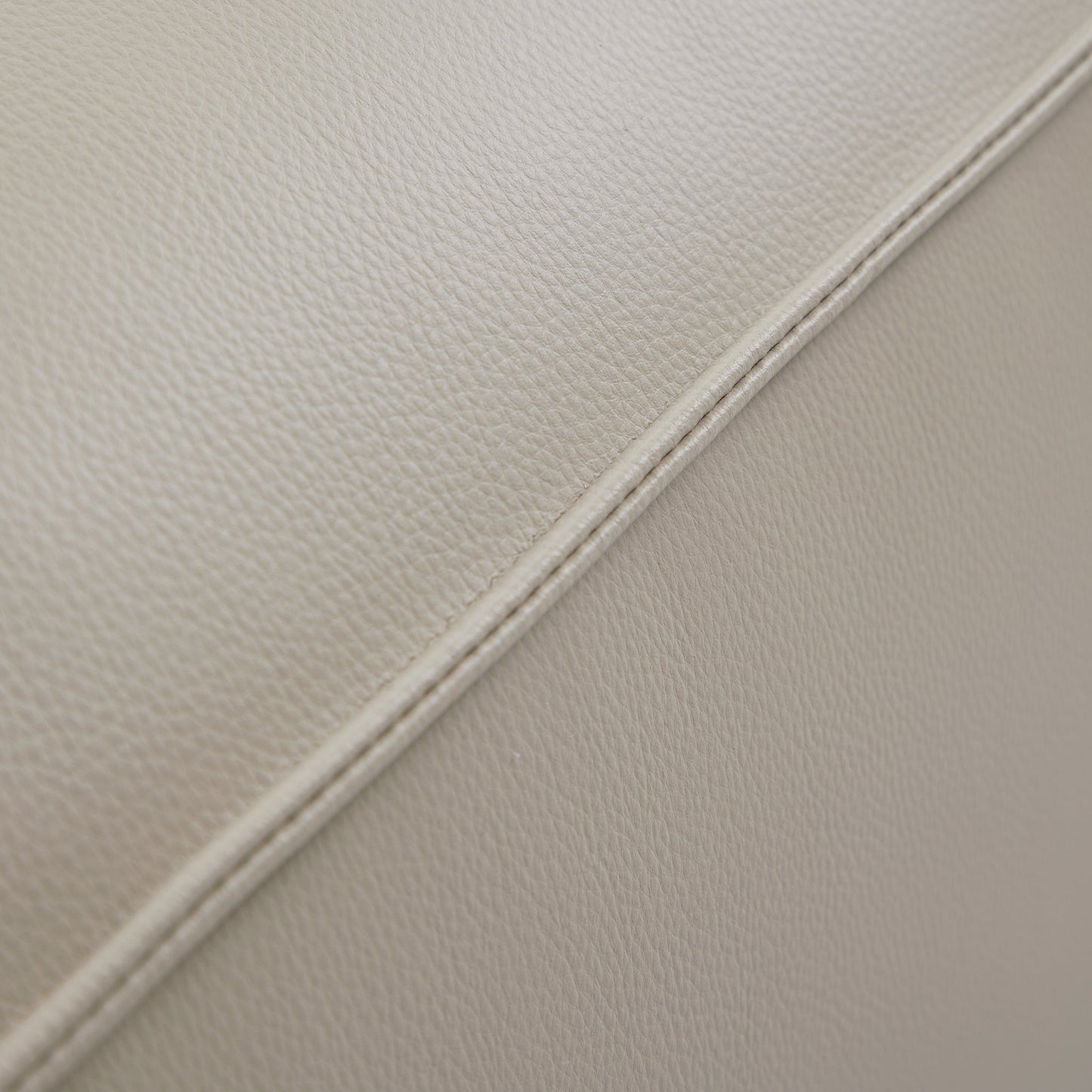 Domus Modular Beige Leather Armchair-Beige