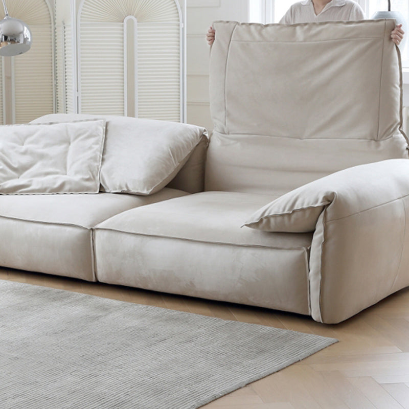 Dumbo Wabi Sabi Beige Frosted Sofa-Beige