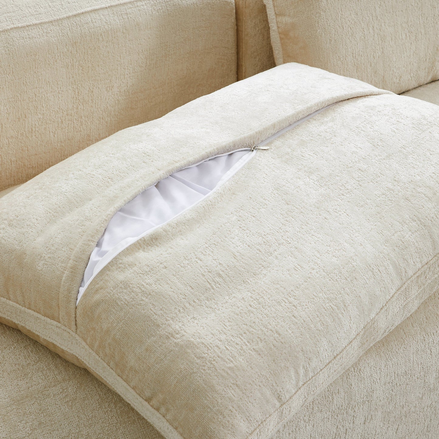 The Empress Gray Sofa Set-Beige