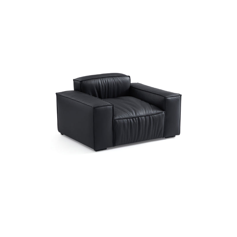 Fauteuil en cuir minimaliste de luxe