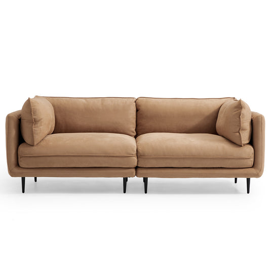 Vanilla Camel Fabric Sofa-hidden