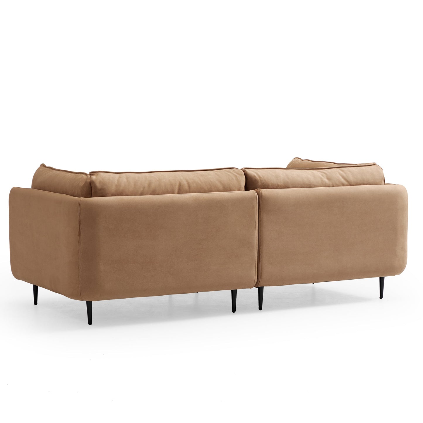 Vanilla Camel Fabric Sofa-Camel