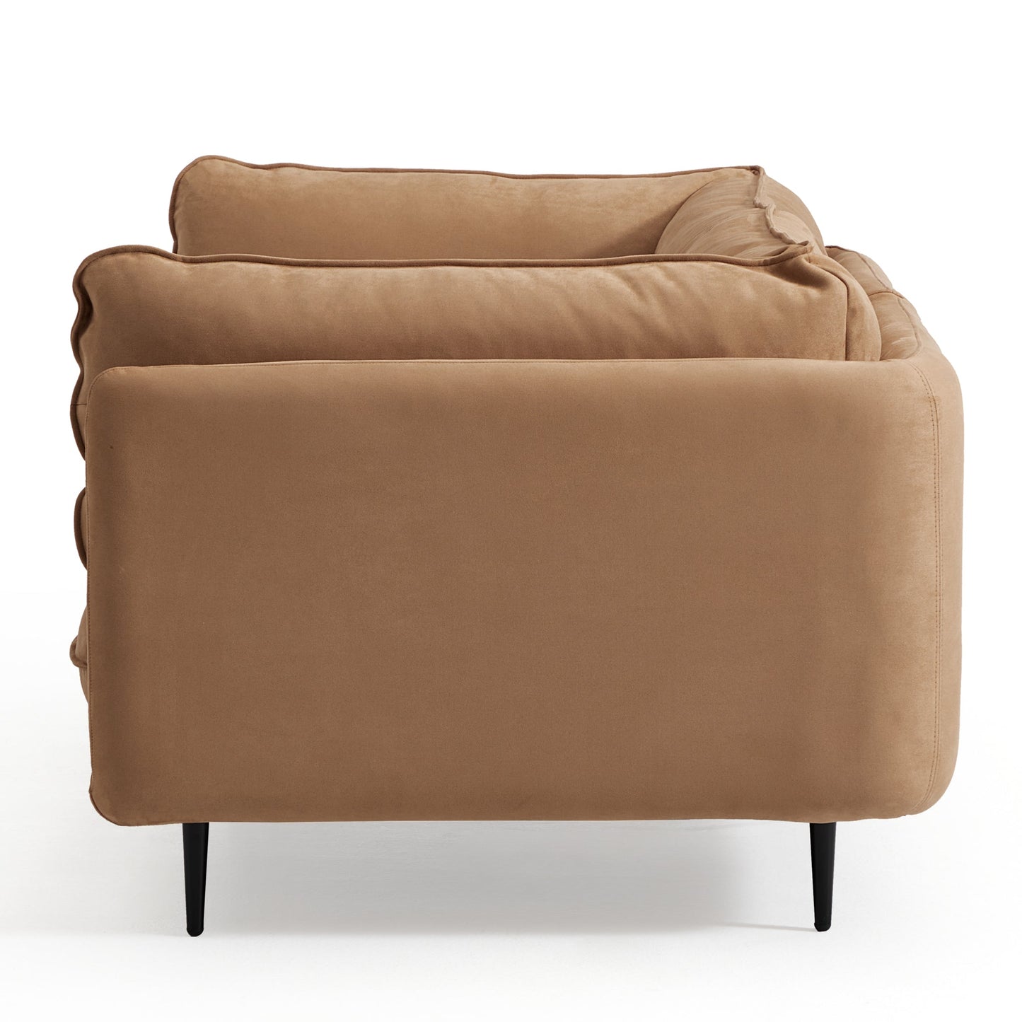 Vanilla Camel Fabric Sofa-Camel