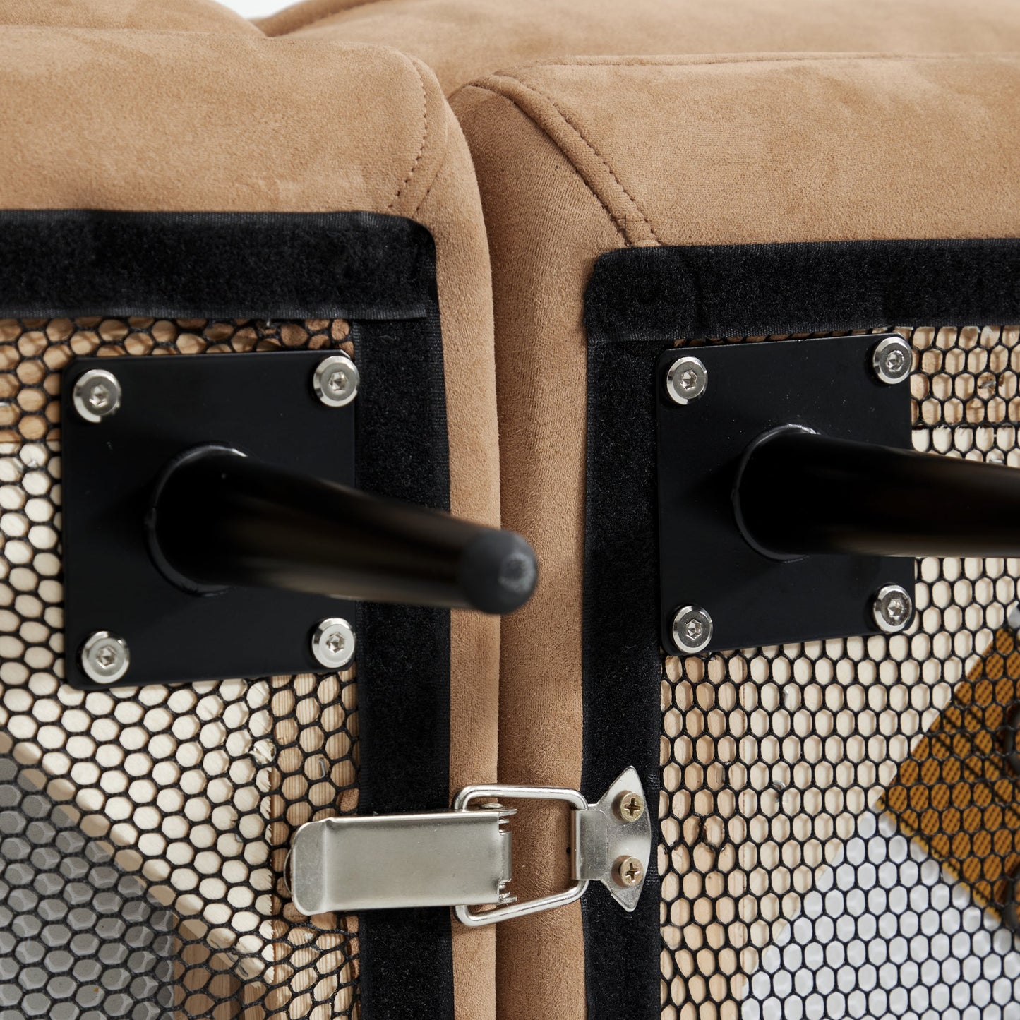 Vanilla Camel Fabric Sofa-Camel