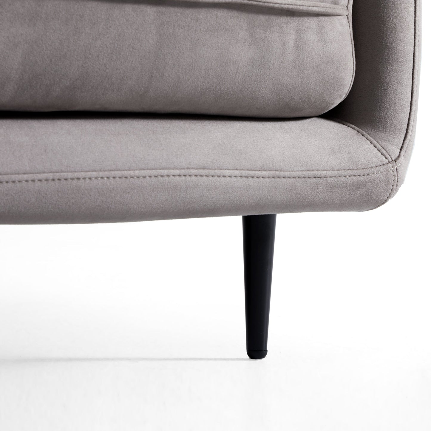 Vanilla Camel Fabric Sofa-Gray