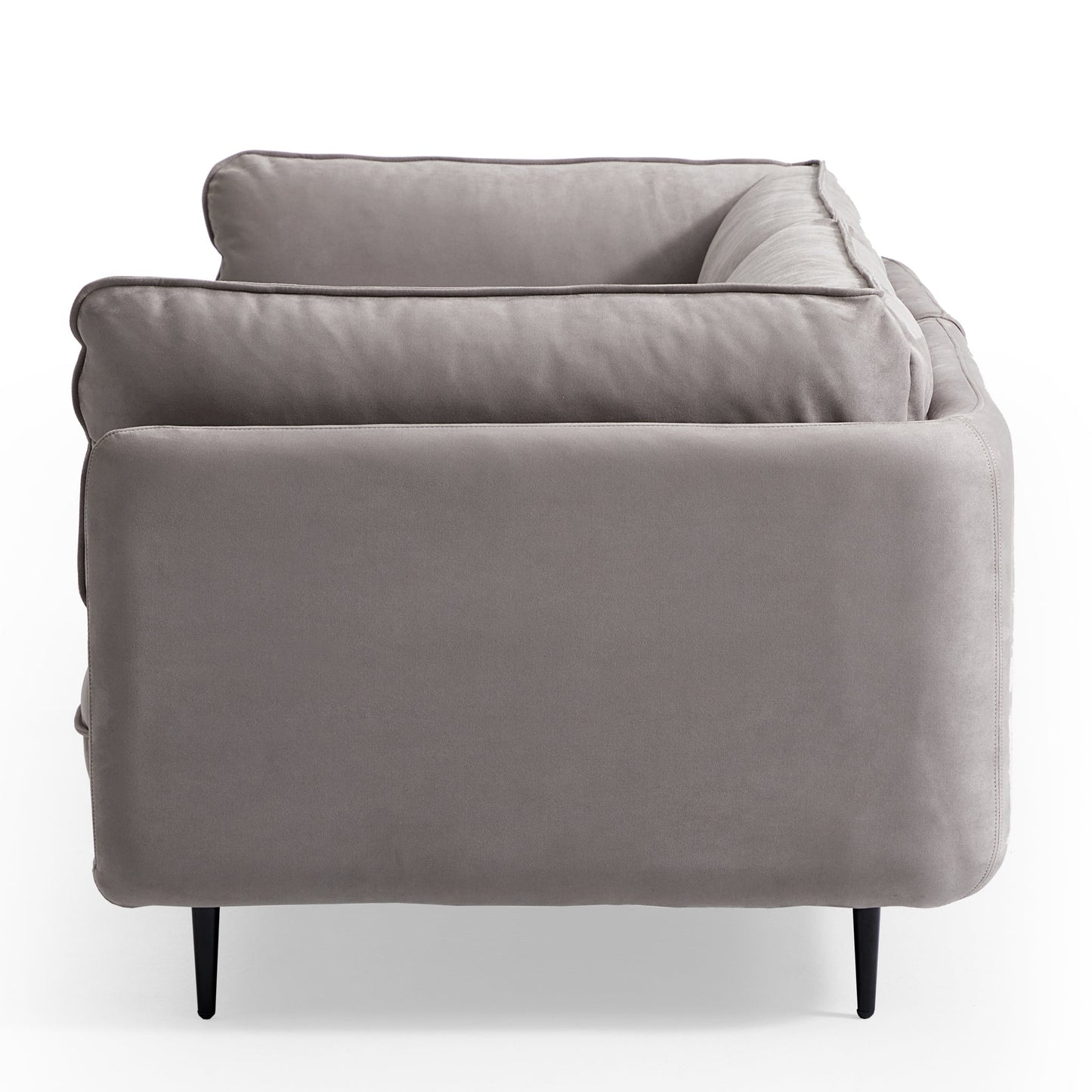Vanilla Camel Fabric Sofa-Gray