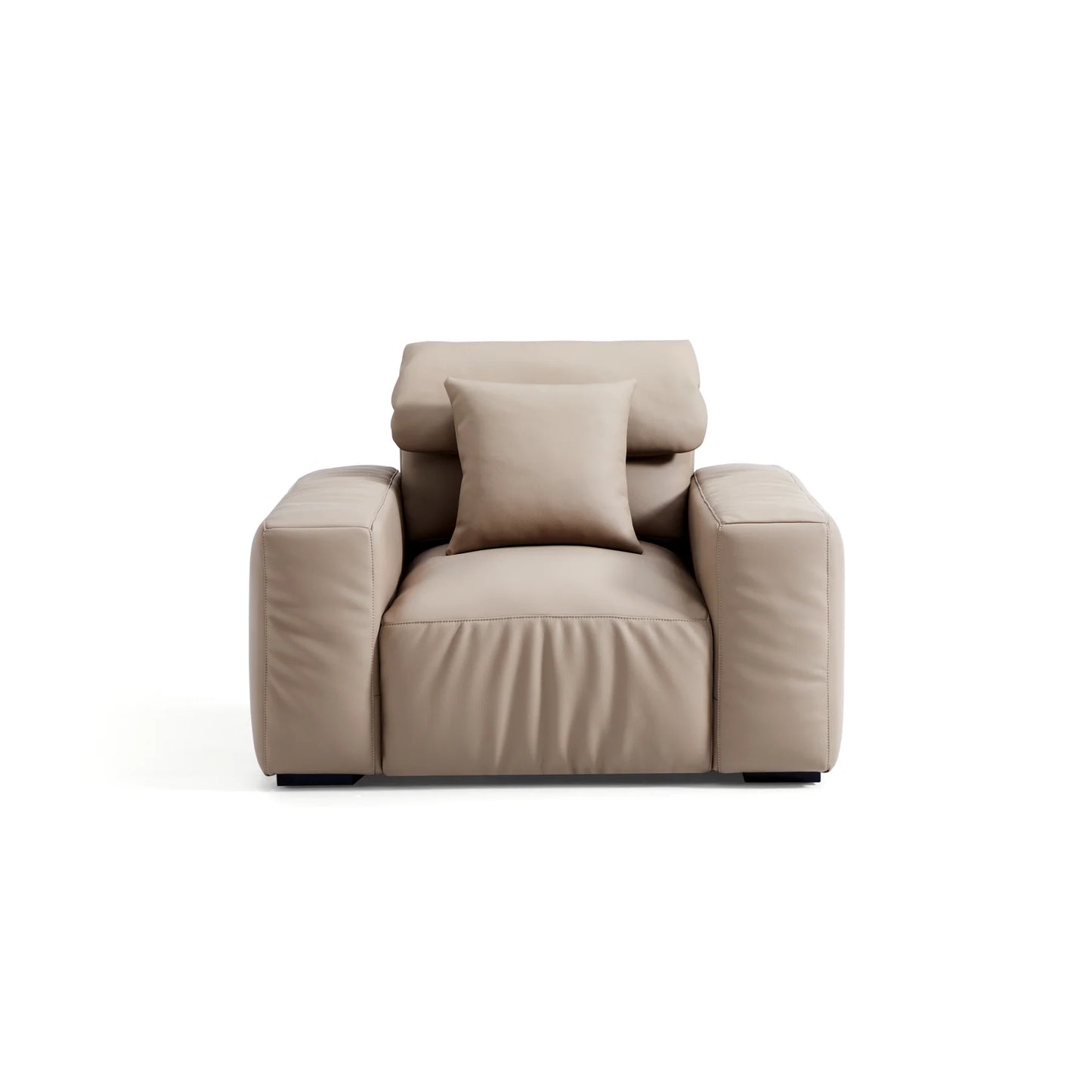 Chestnut Brown Leather Armchair