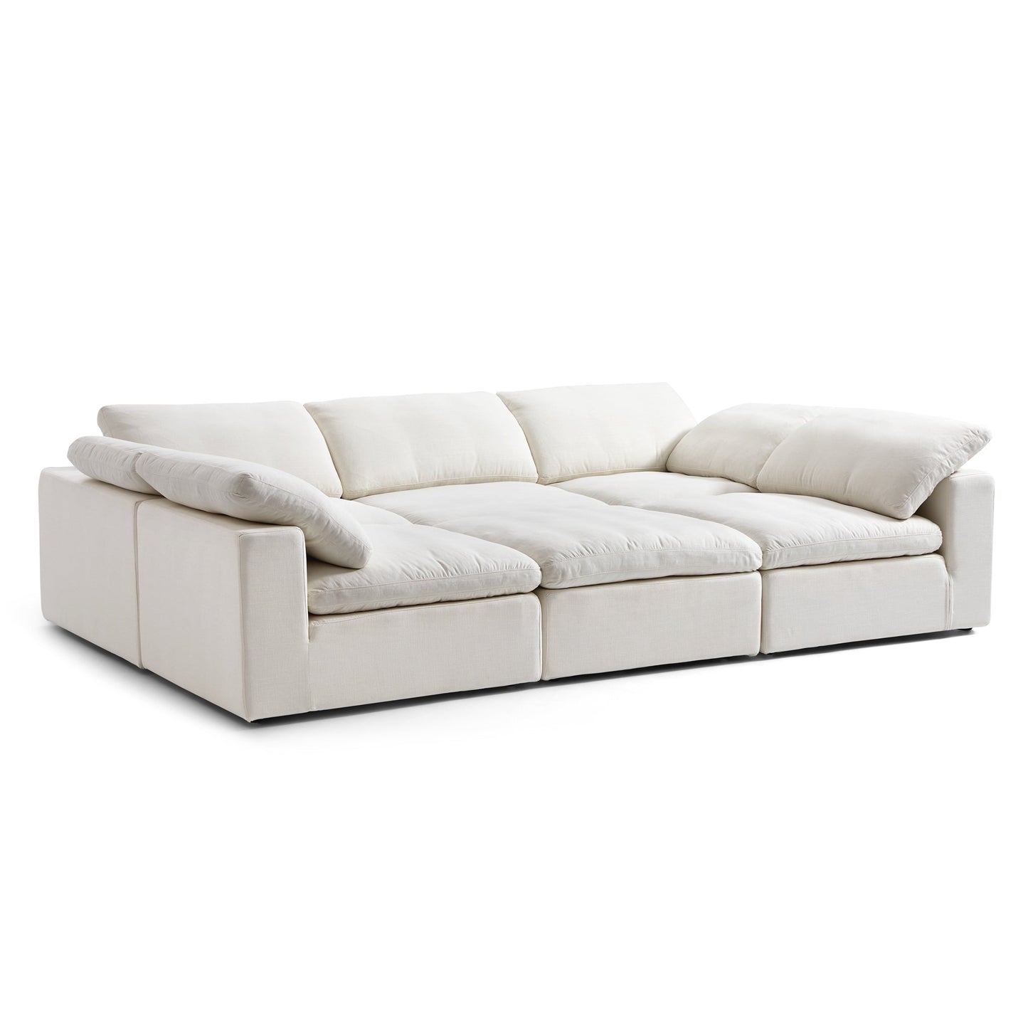 Tender Wabi Sabi Beige Sofa Bed-Beige-128.0"