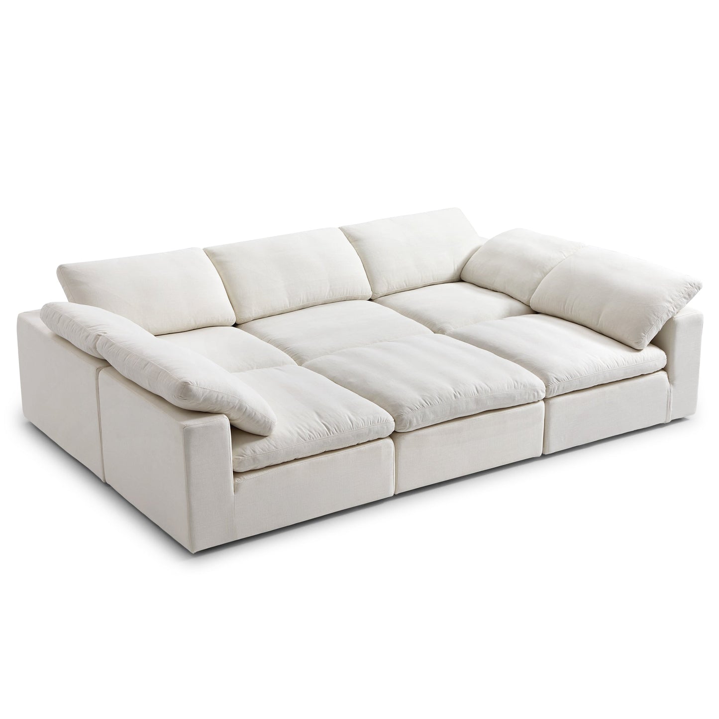 Tender Wabi Sabi Beige Sofa Bed-hidden
