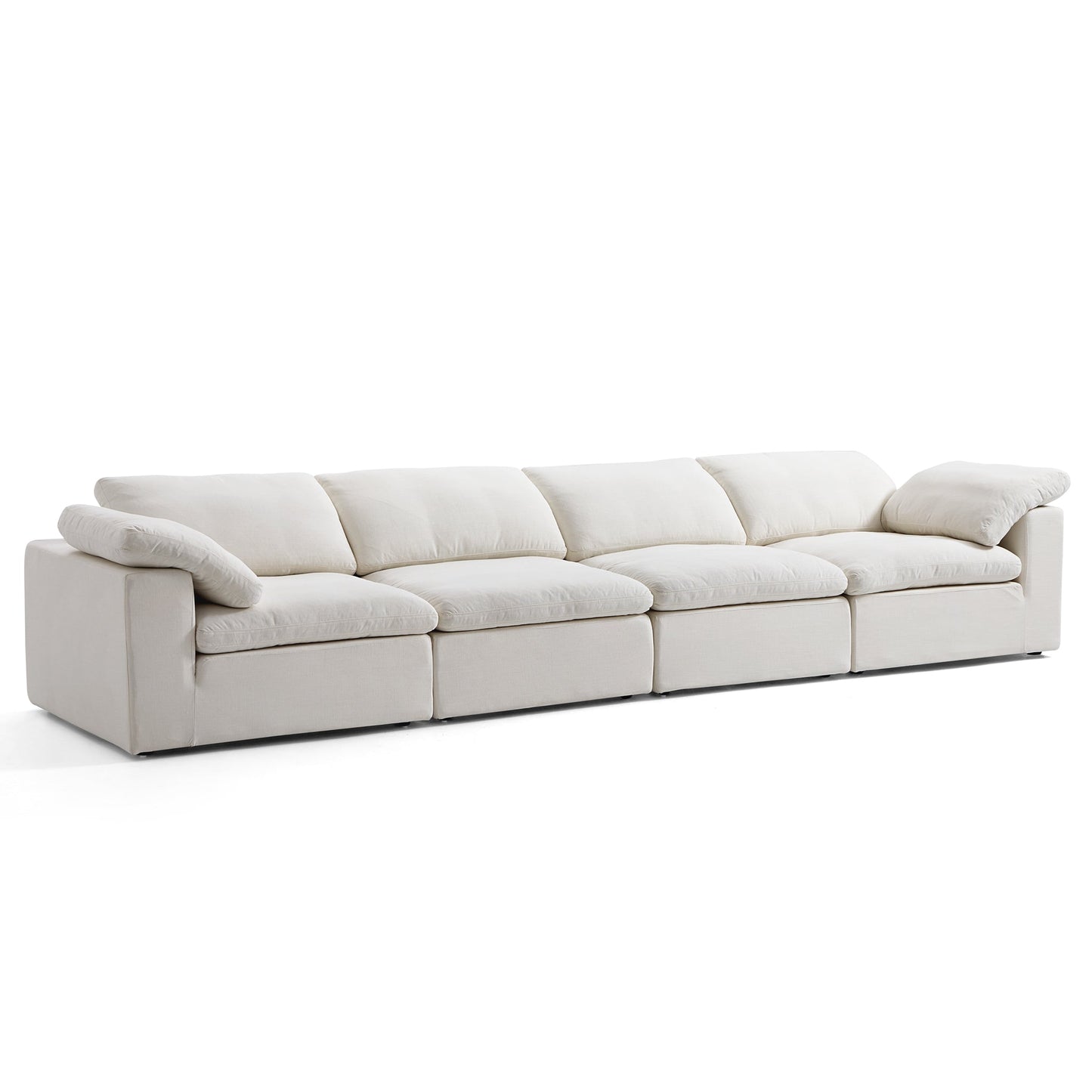 Tender Wabi Sabi Light Gray Sofa-Beige-165.4"