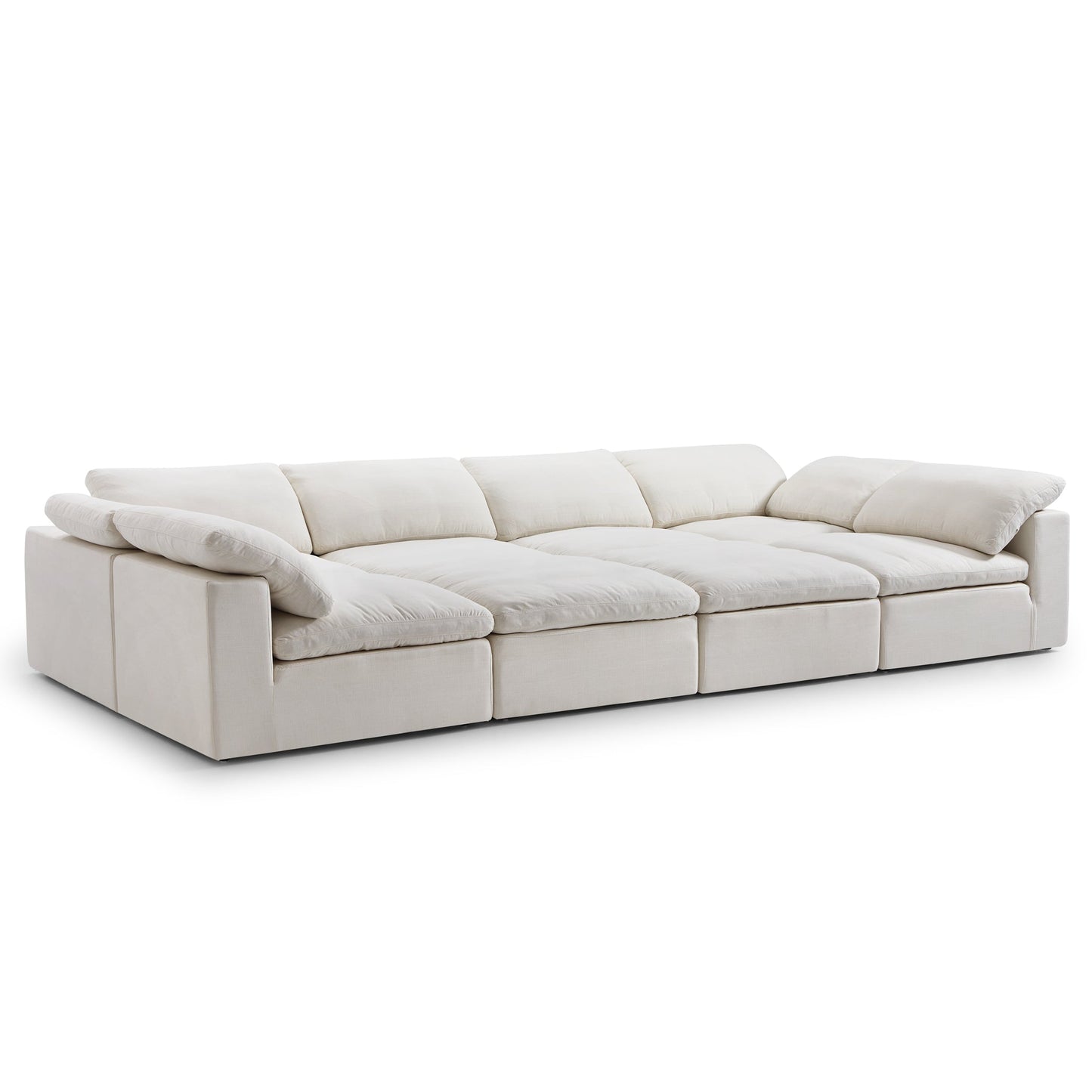 Tender Wabi Sabi Beige Sofa Bed-Beige-165.4"