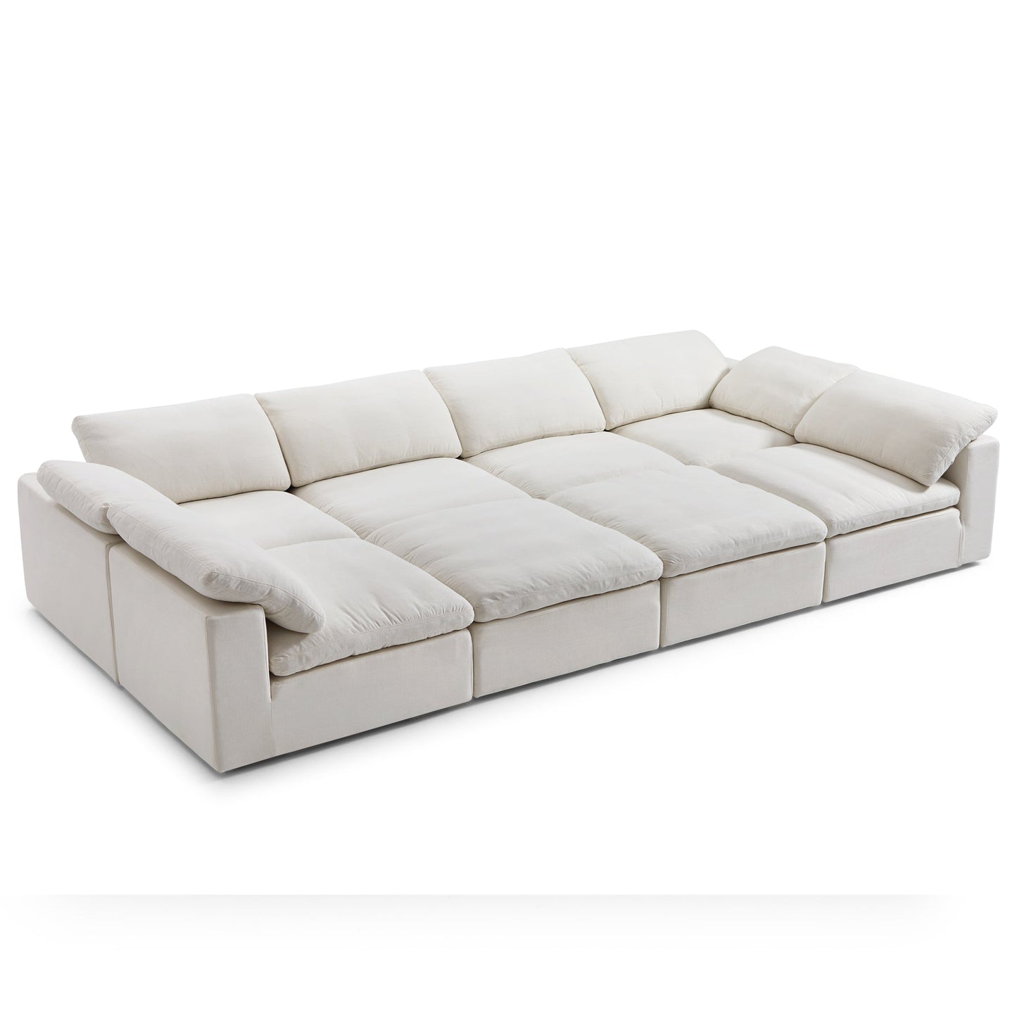 Tender Wabi Sabi Beige Sofa Bed-Beige-165.4"