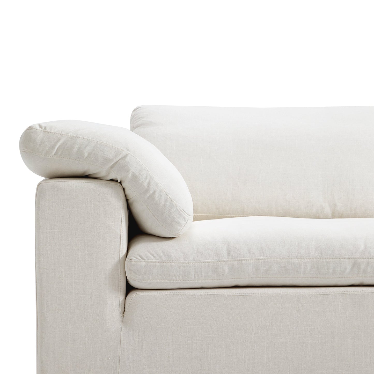 Tender Wabi Sabi Light Gray Sofa-Beige