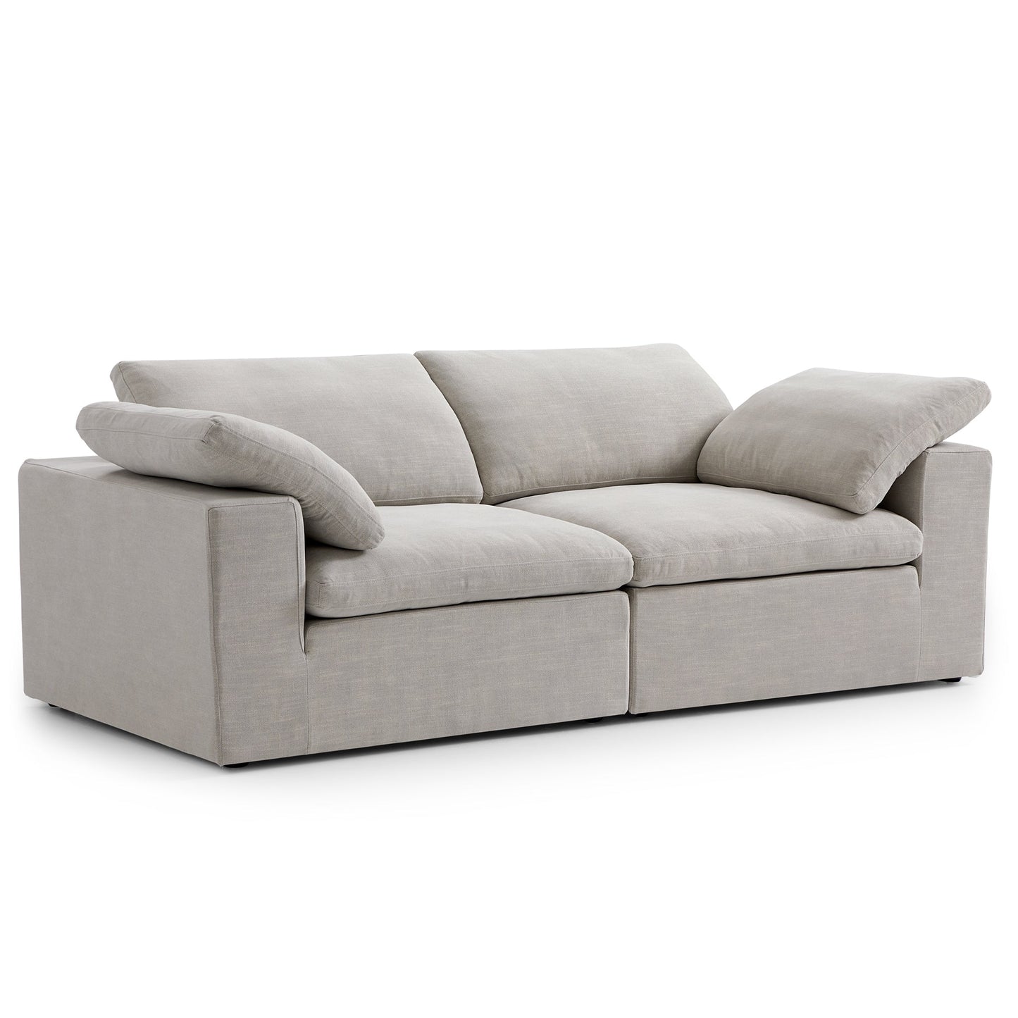 Tender Wabi Sabi Sofa-Sand-90.6"