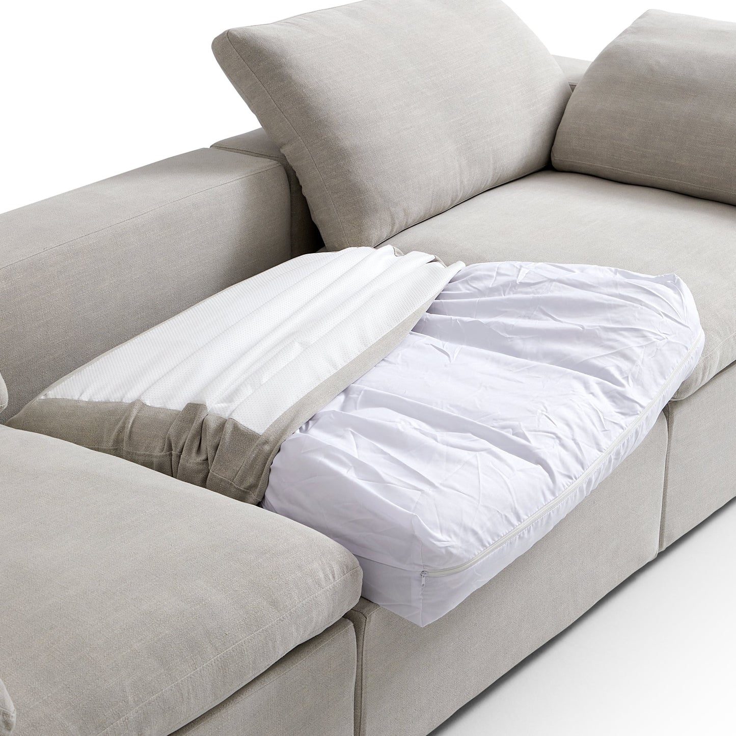 Tender Wabi Sabi Beige Sofa-Sand