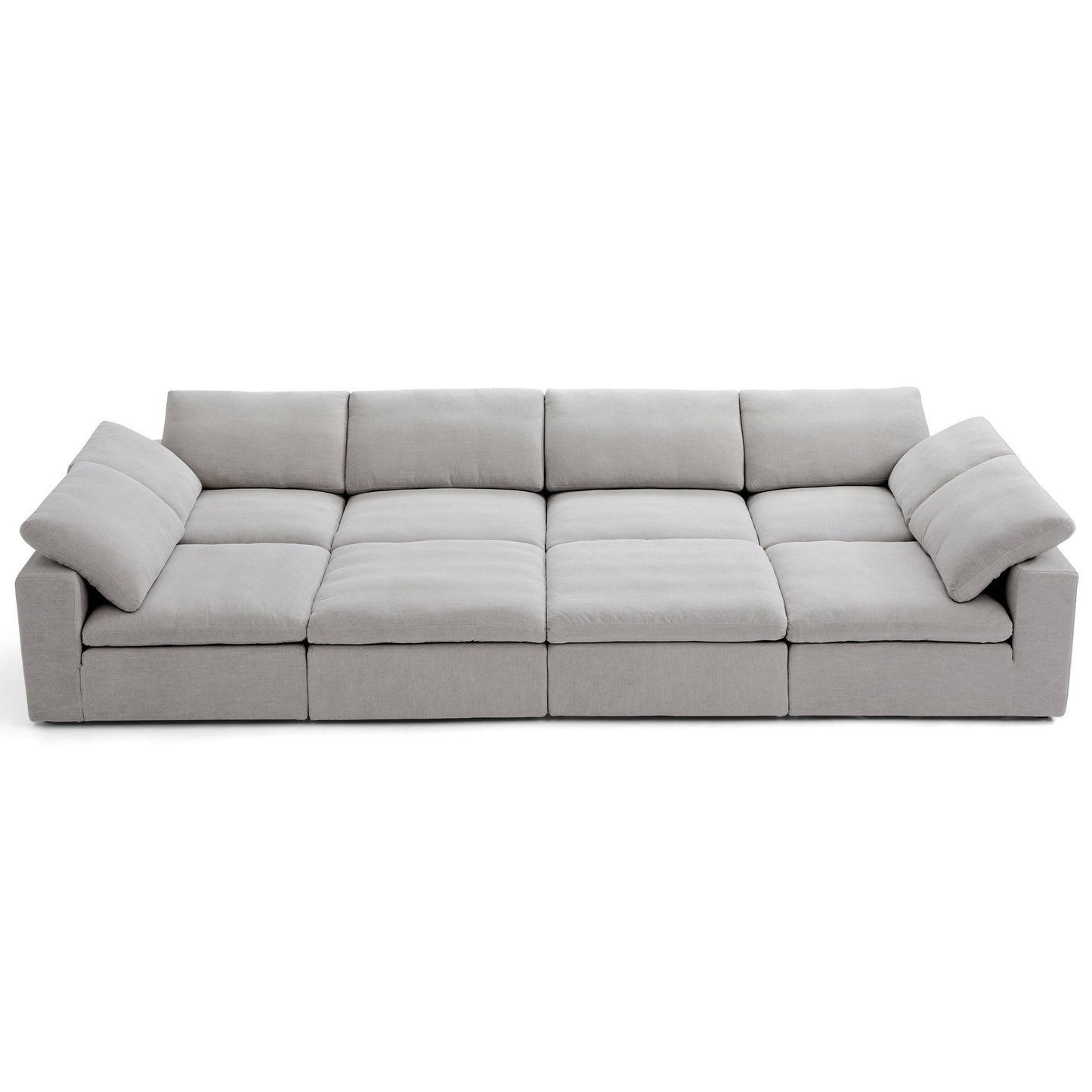 Tender Wabi Sabi Sand Sofa Bed-Gray-165.4"