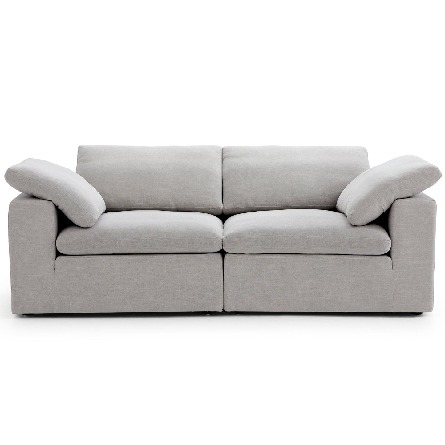 Tender Wabi Sabi Sand Sofa-Gray-90.6"