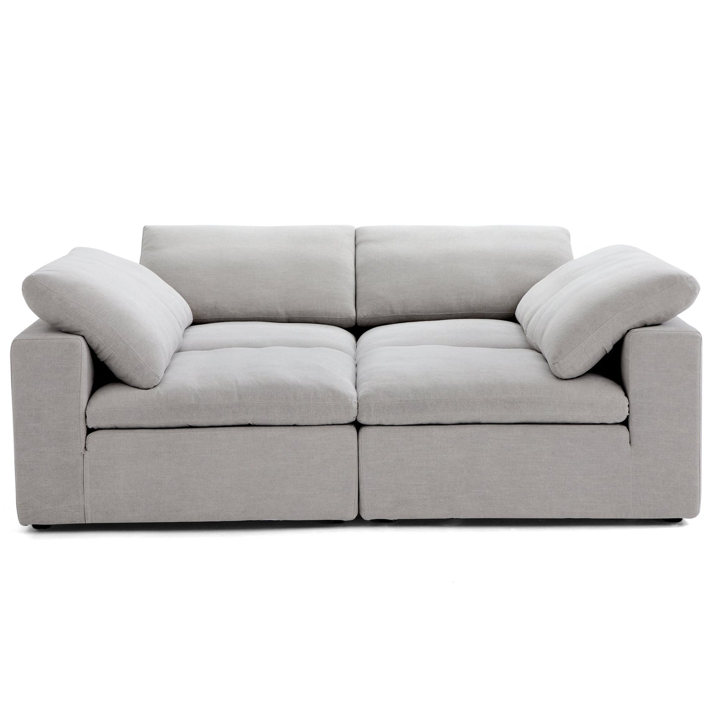 Tender Wabi Sabi Sand Sofa Bed-Gray-90.6"