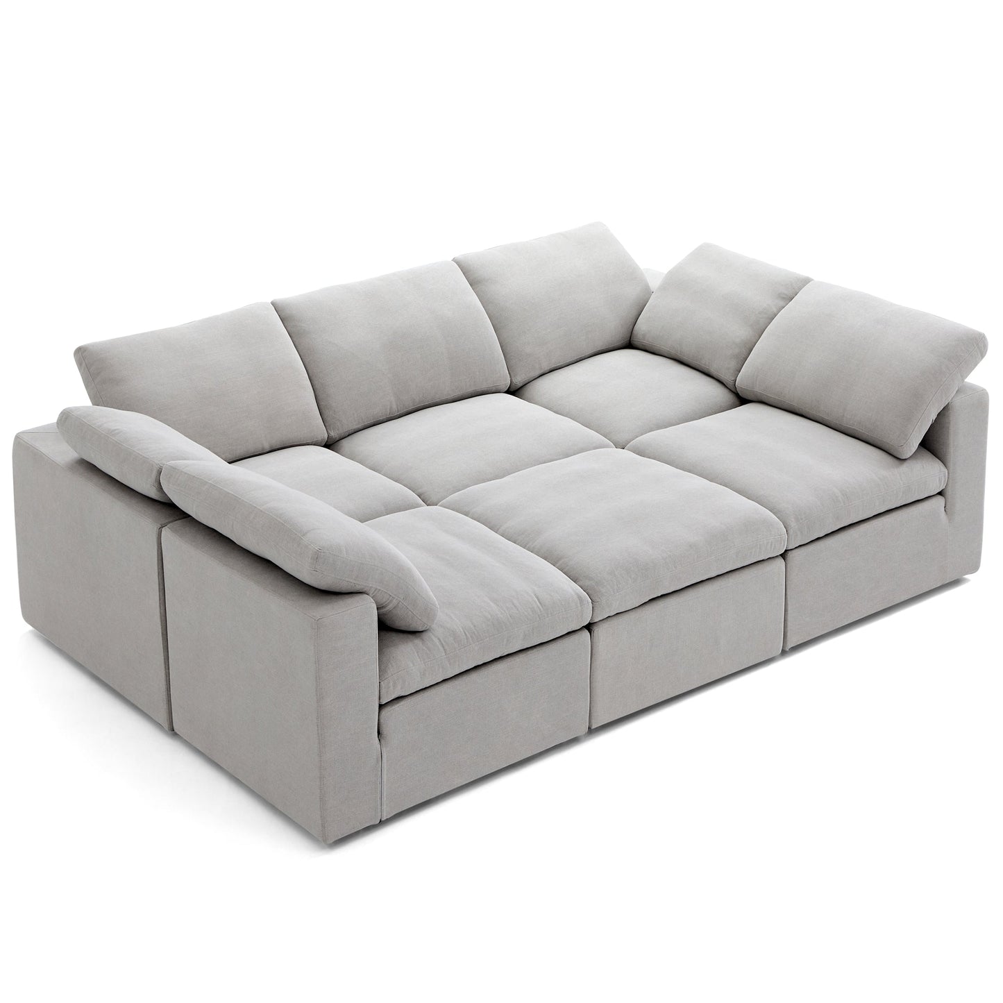 Tender Wabi Sabi Sand Sofa Bed-Gray-128.0"