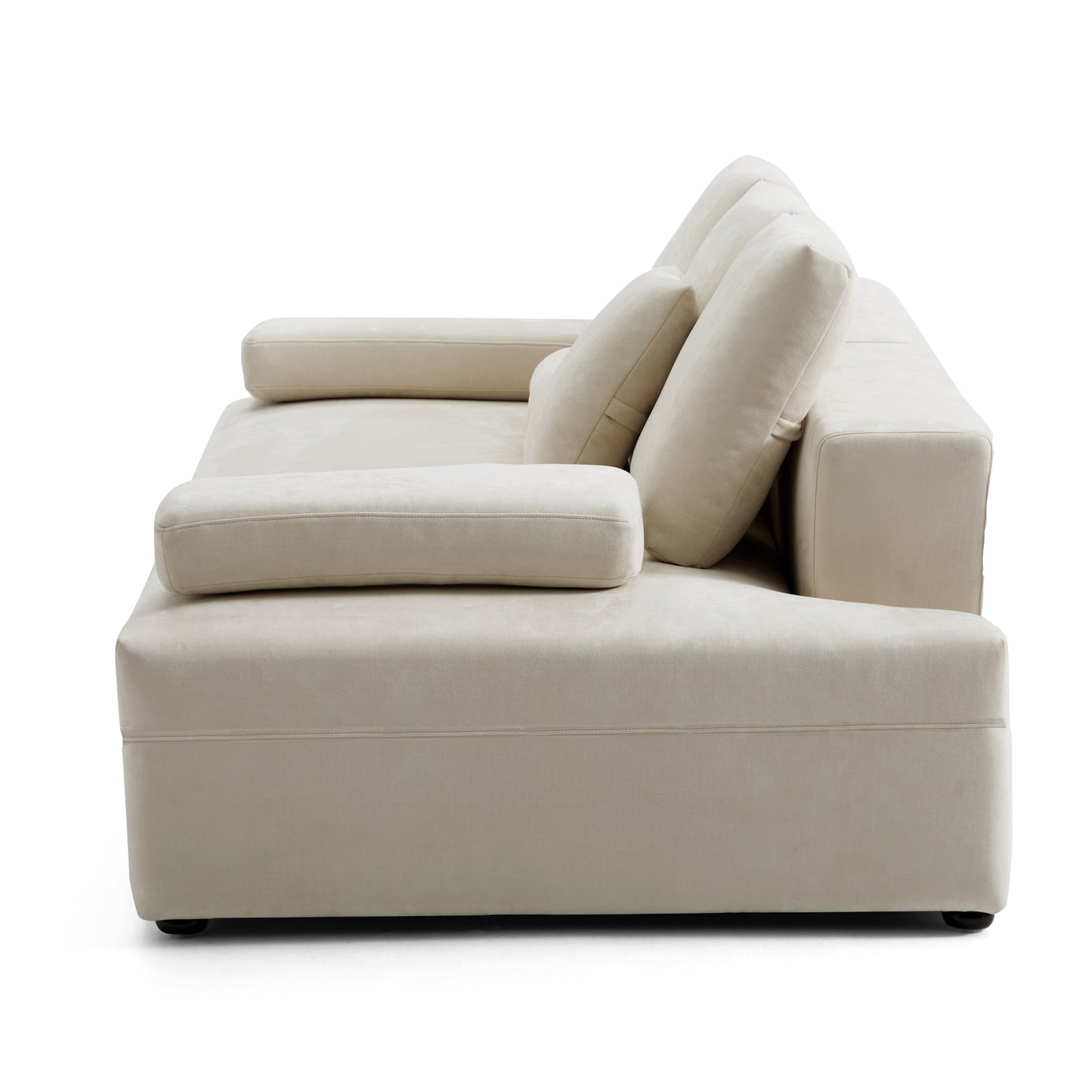 Composition Wabi Sabi Gray Sofa-Beige