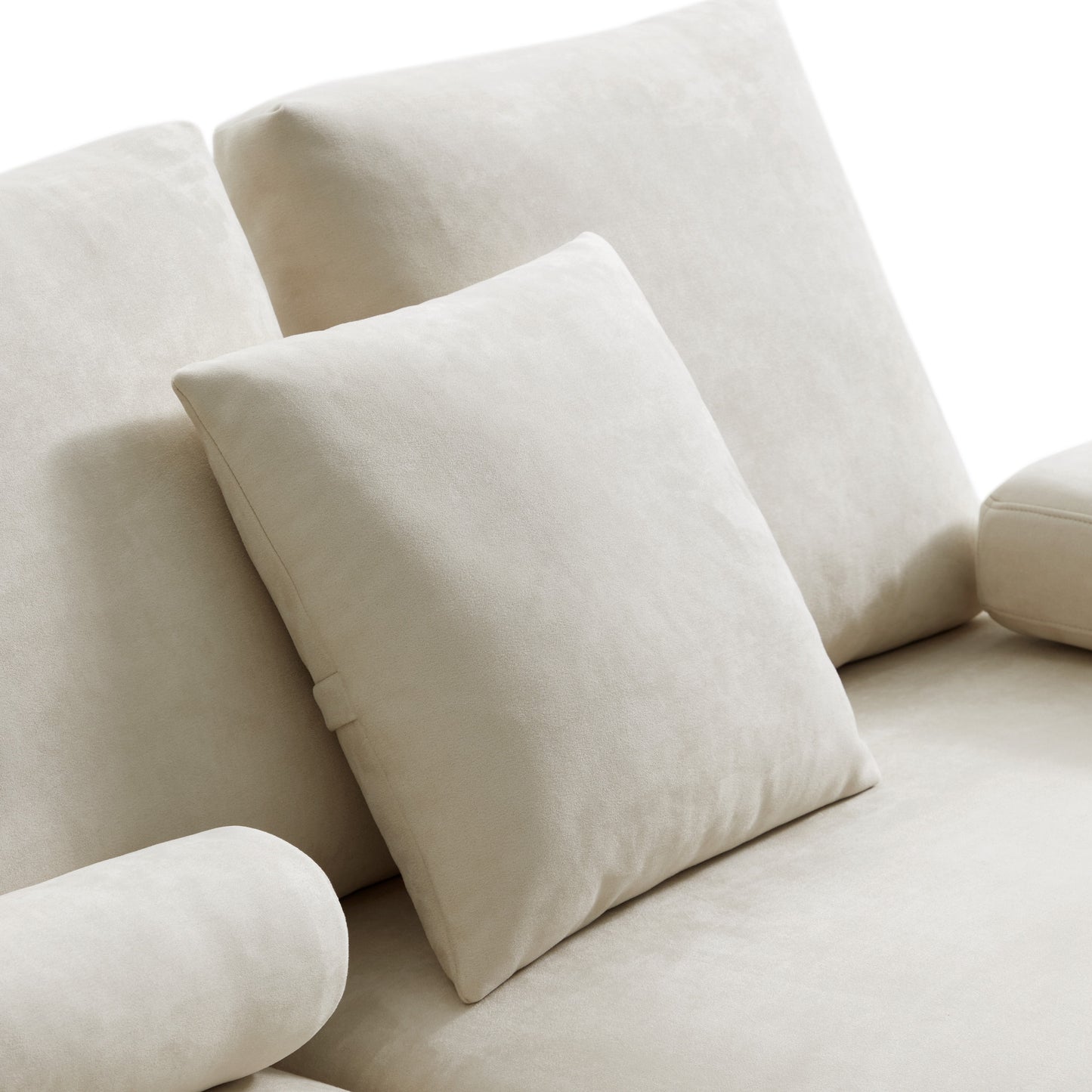 Composition Wabi Sabi Gray Sofa-Beige