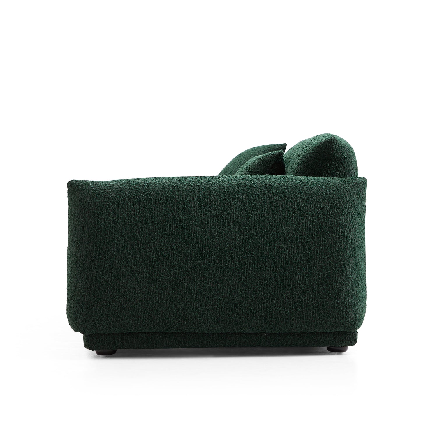 Verdant Lounge Green Boucle Sofa-Green
