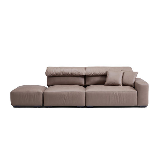 Chestnut Open End Sectional-hidden