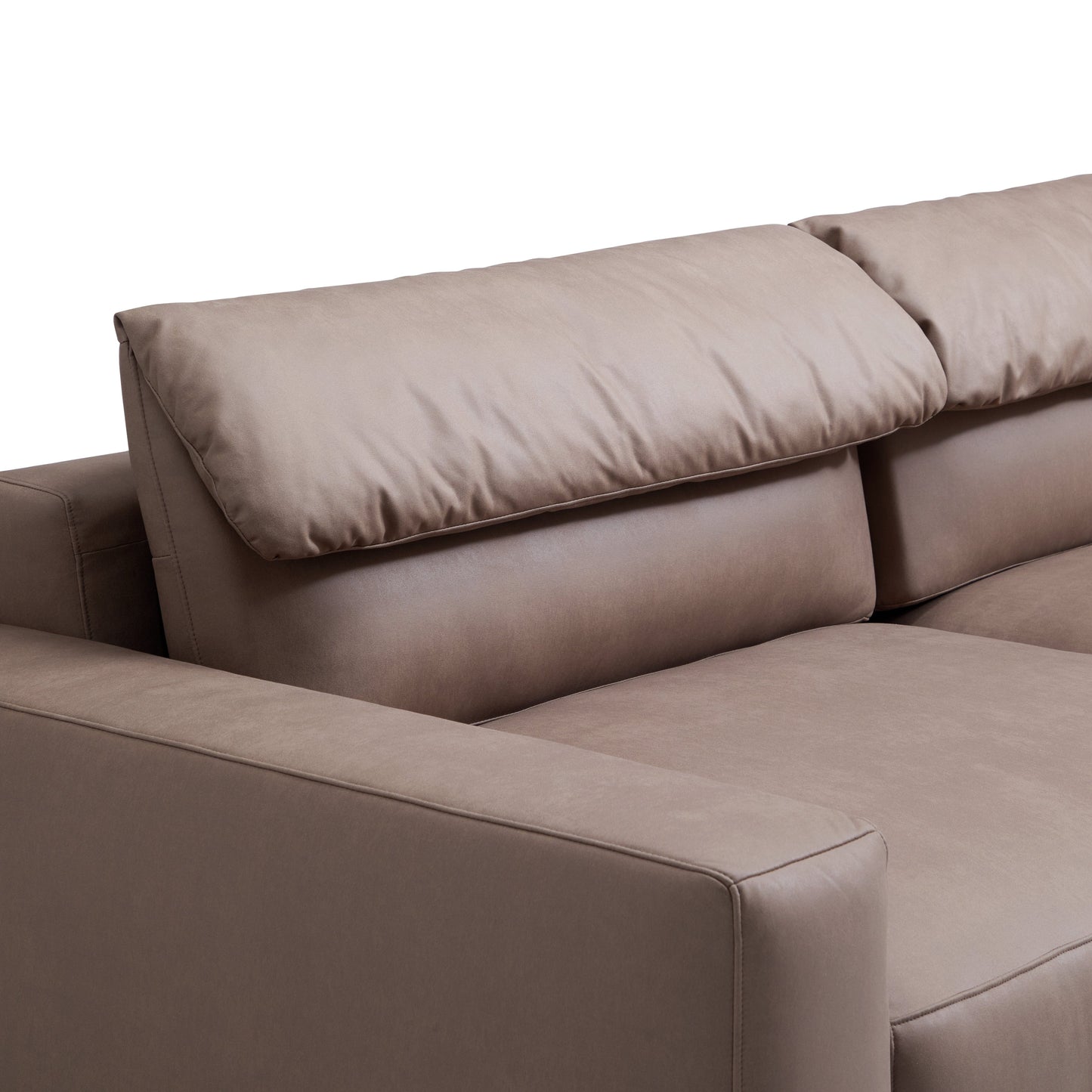 Chestnut Sectional-Brown