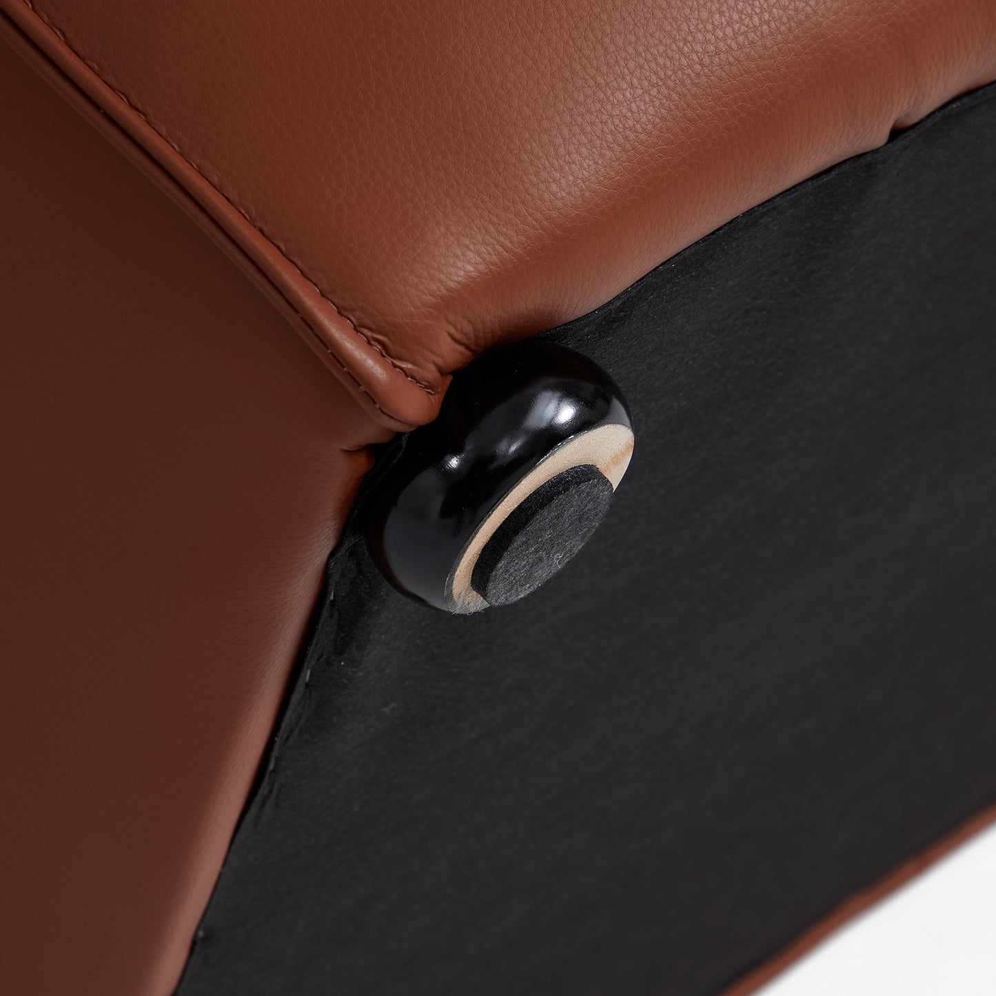 Cube Modular Brown Genuine Leather Armchair