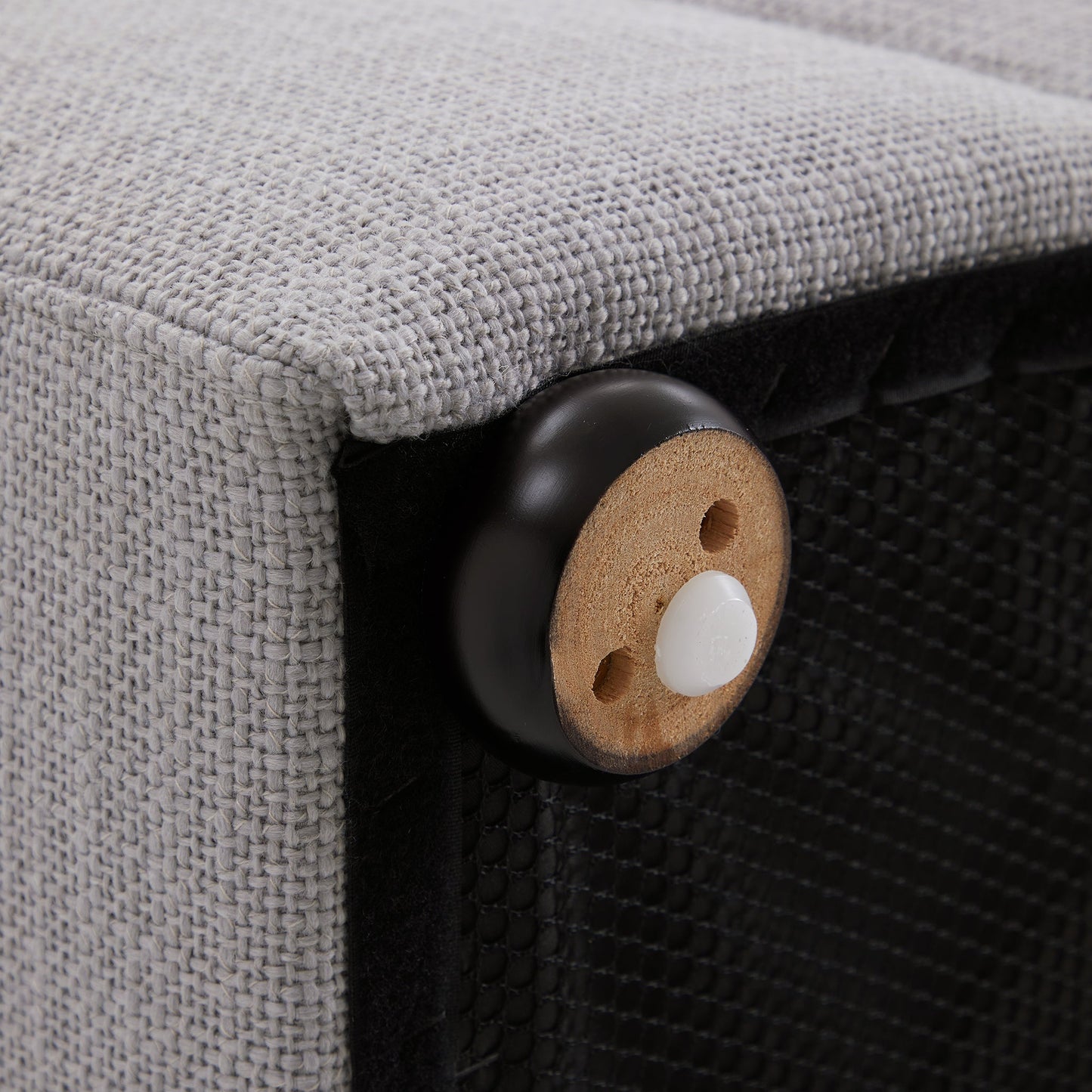 Nathan Modular Light Gray Polyester Fabric Sofa-Light Gray
