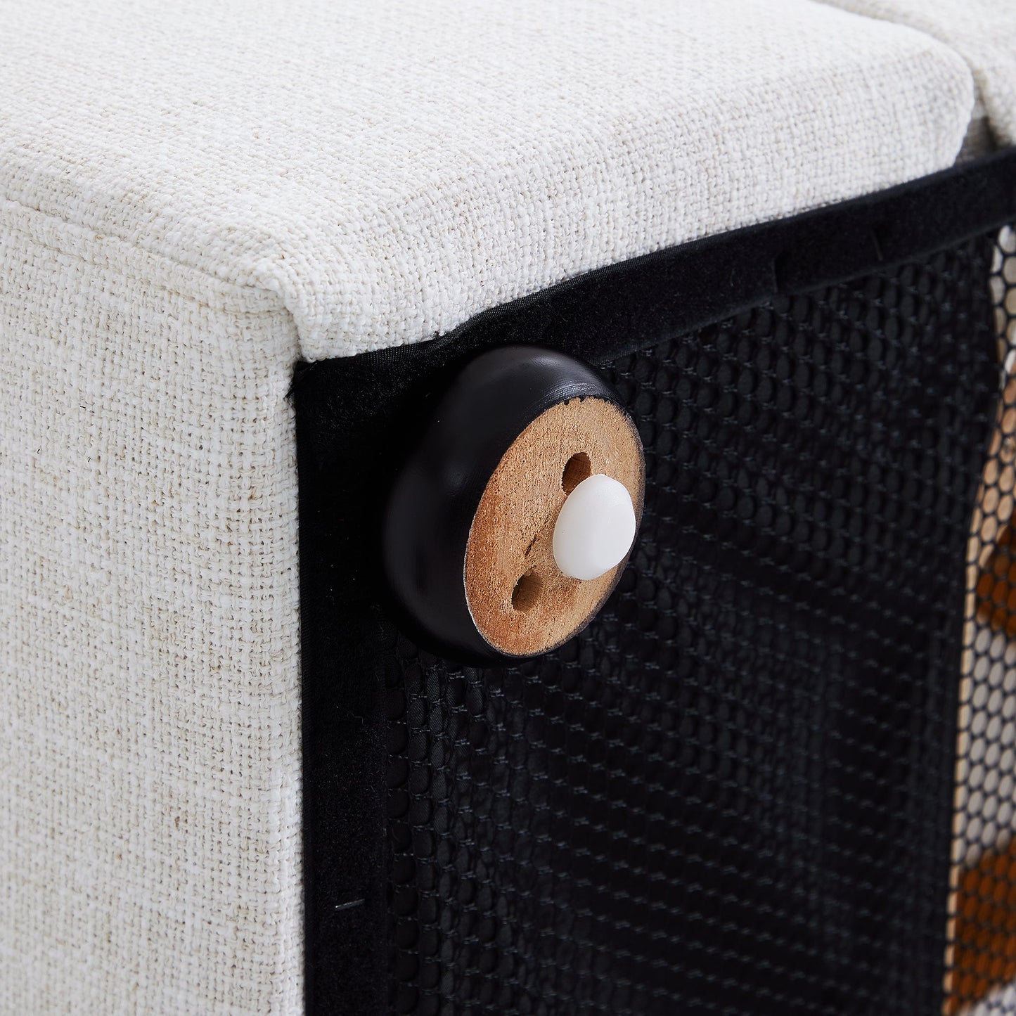 Serrat Beige Performance Fabric Sofa-Beige